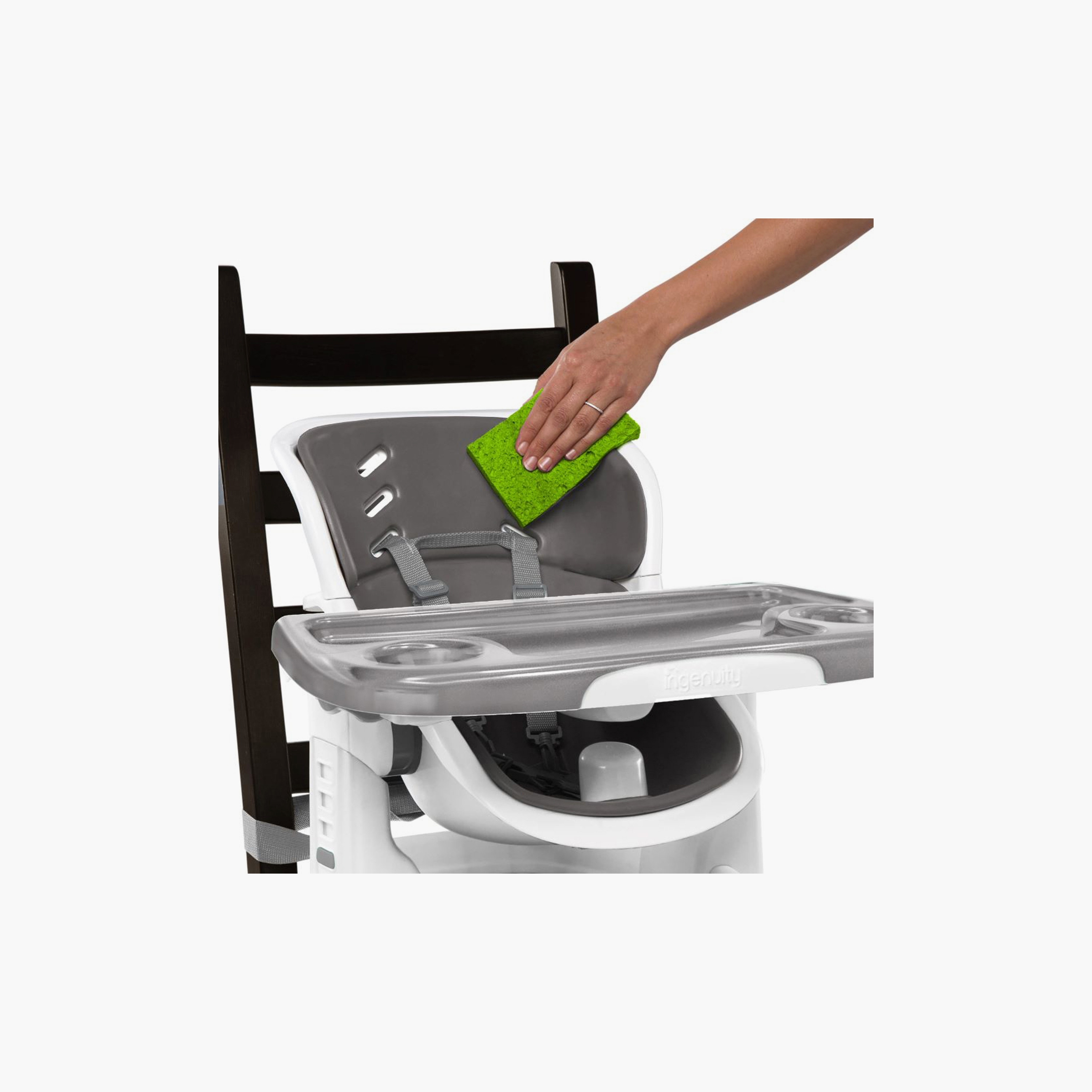 Ingenuity SmartClean ChairMate High Chair - Slate-baby-feeding-highchairsandboosters-image-2