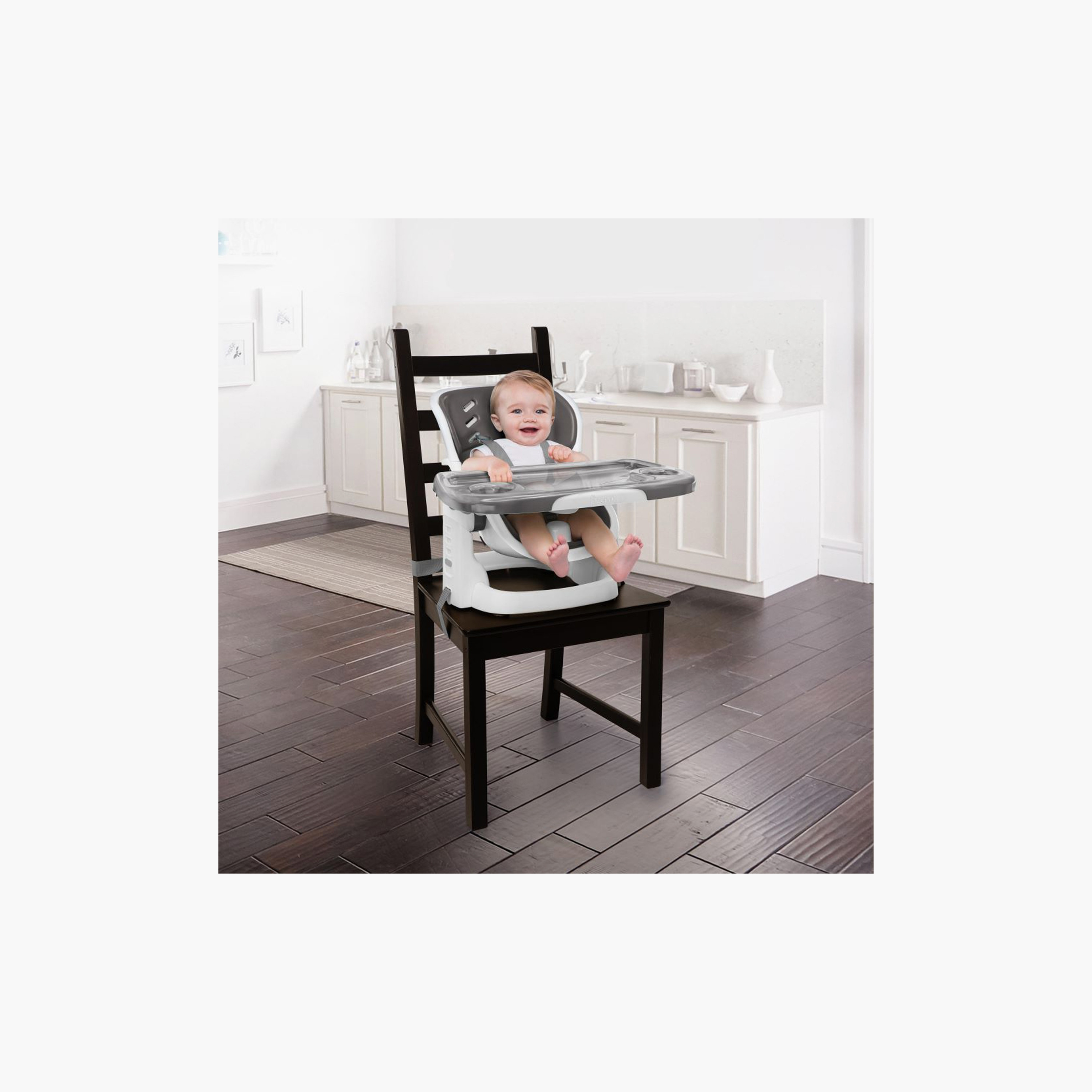 Ingenuity SmartClean ChairMate High Chair - Slate-baby-feeding-highchairsandboosters-image-3