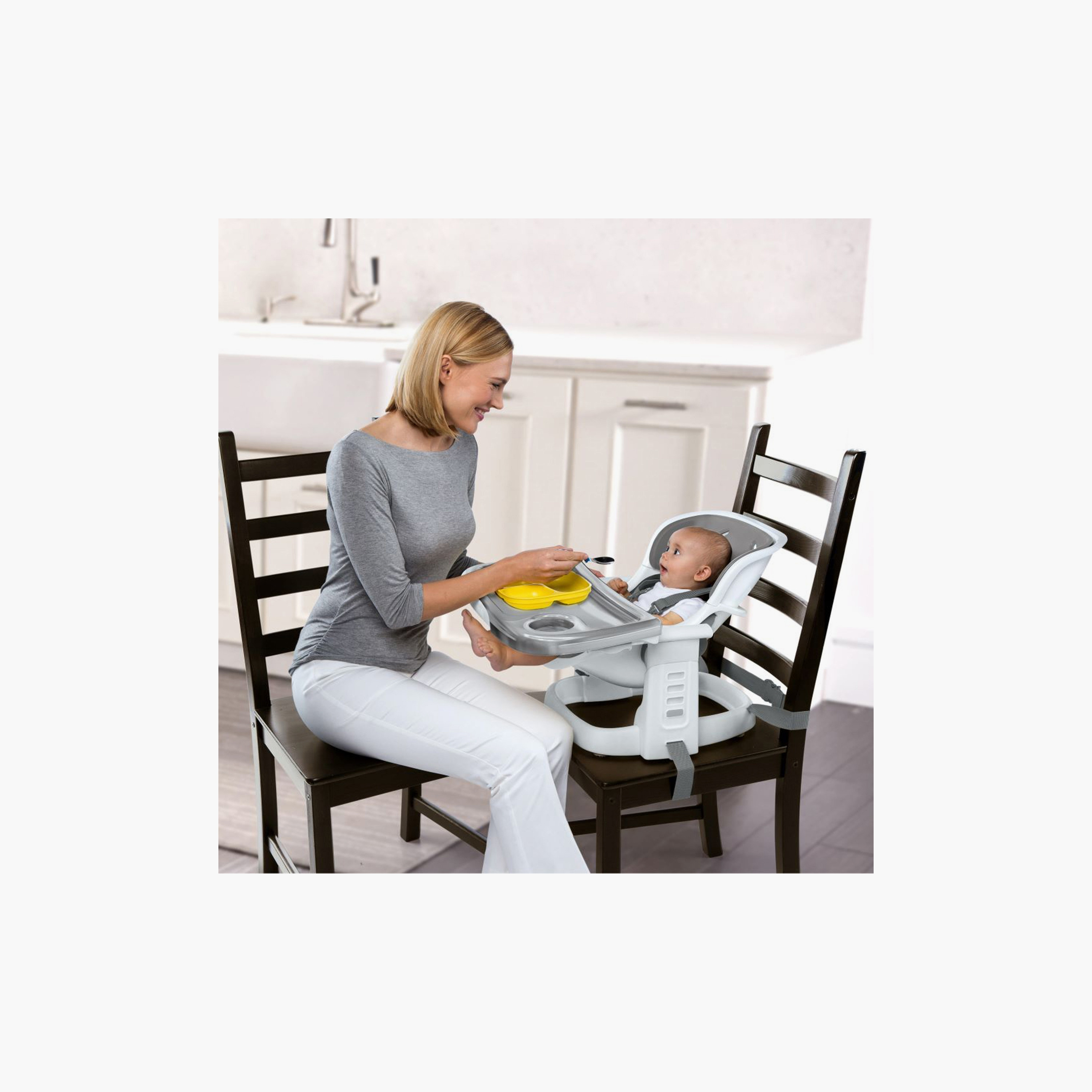 Ingenuity SmartClean ChairMate High Chair - Slate-baby-feeding-highchairsandboosters-image-5