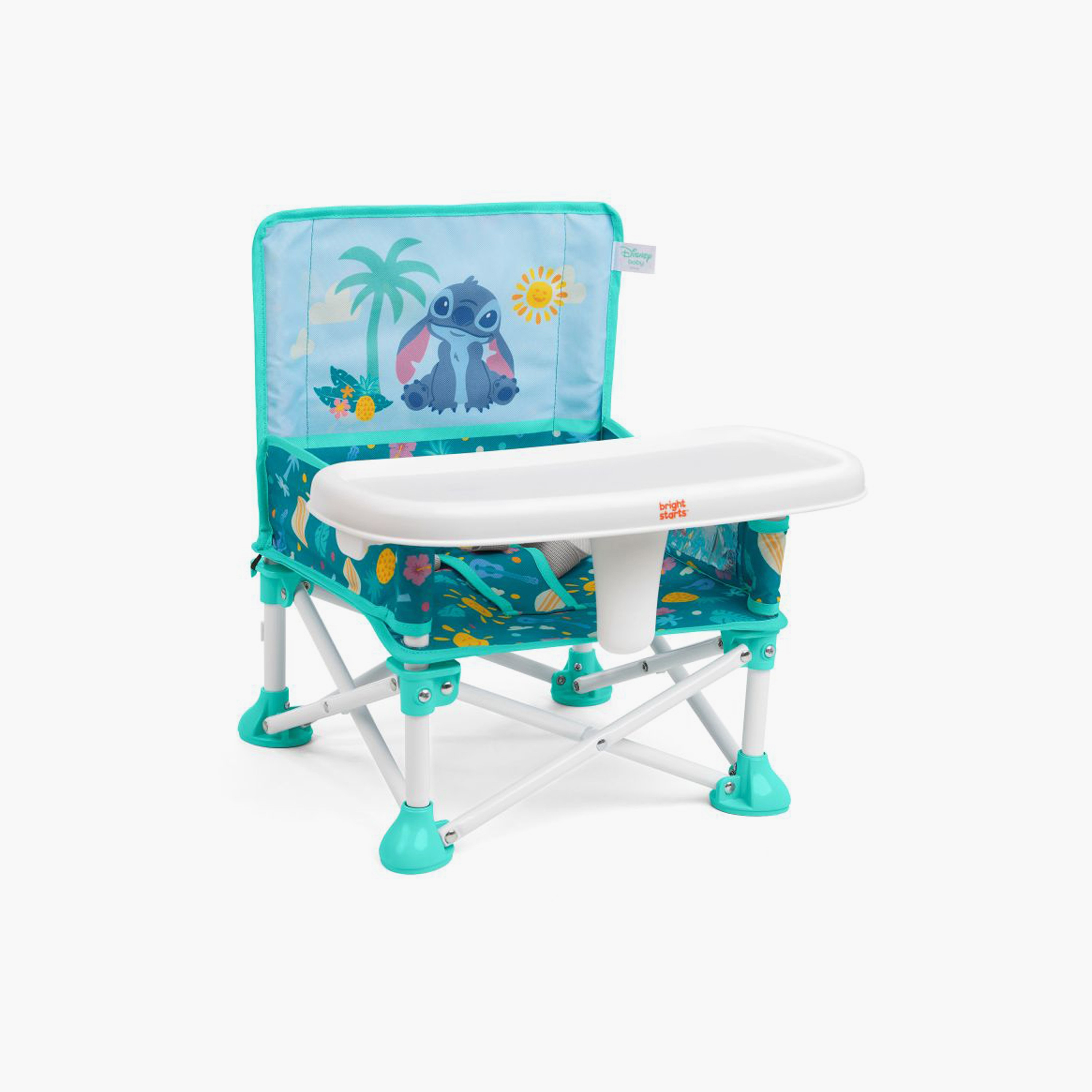 Bright Starts Pop 'N Sit Portable Booster Seat - Stitch-baby-feeding-highchairsandboosters-image-1
