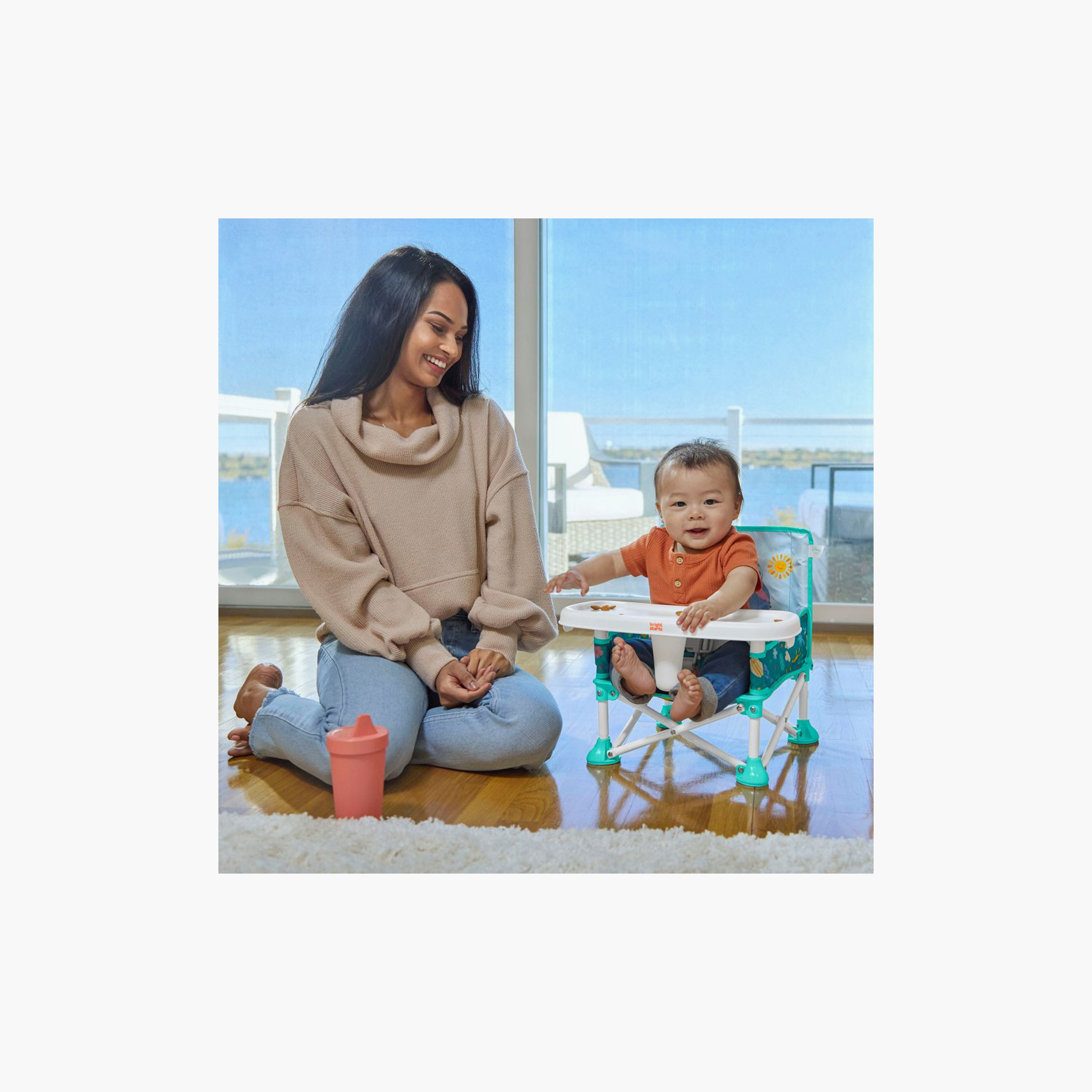 Bright Starts Pop 'N Sit Portable Booster Seat - Stitch-baby-feeding-highchairsandboosters-image-2