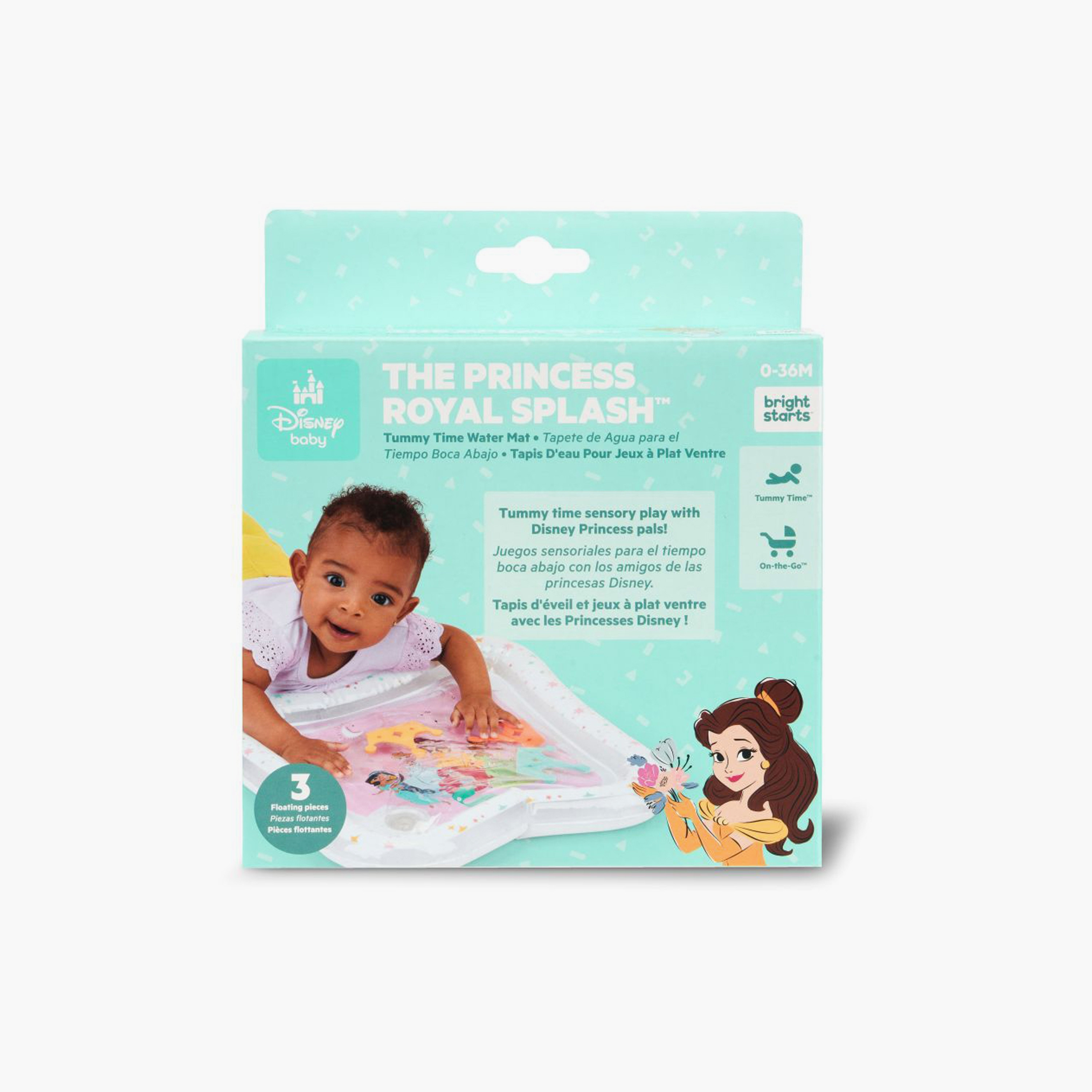Bright Starts Disney Princess Royal Splash Sensory Water Mat-baby-infantactivity-playpensandplaymats-image-8