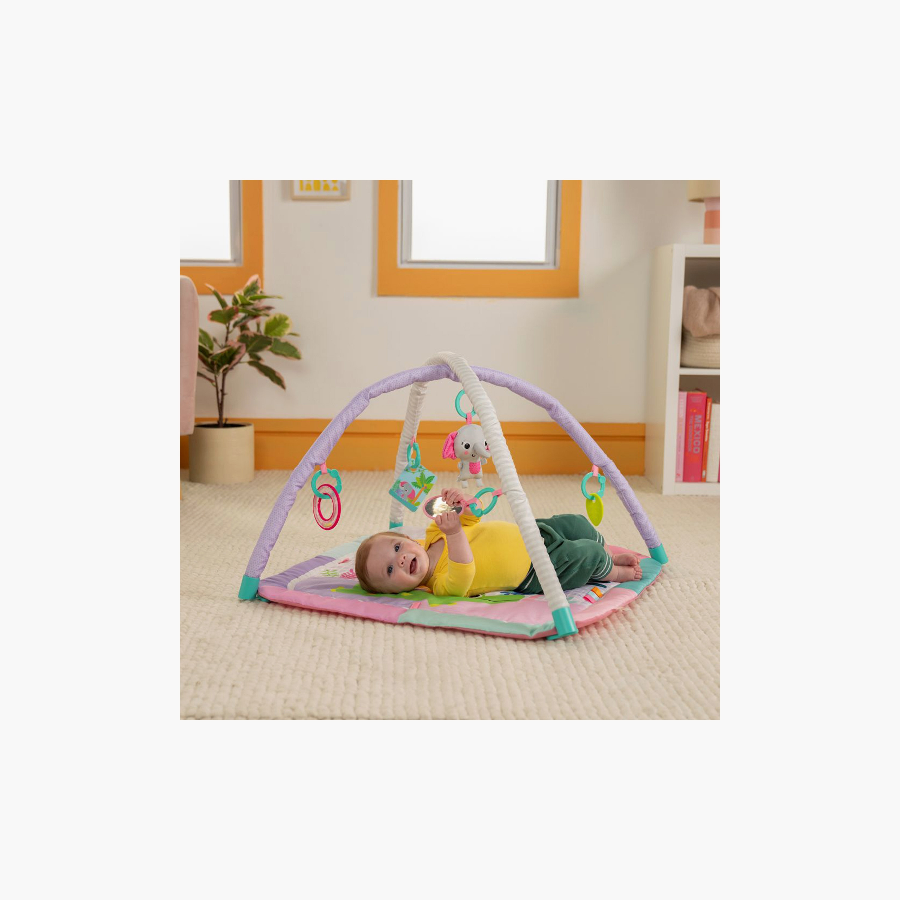 Bright Starts Wild Wiggles Sweet Safari FoldAway Activity Gym-baby-infantactivity-playgyms-image-2