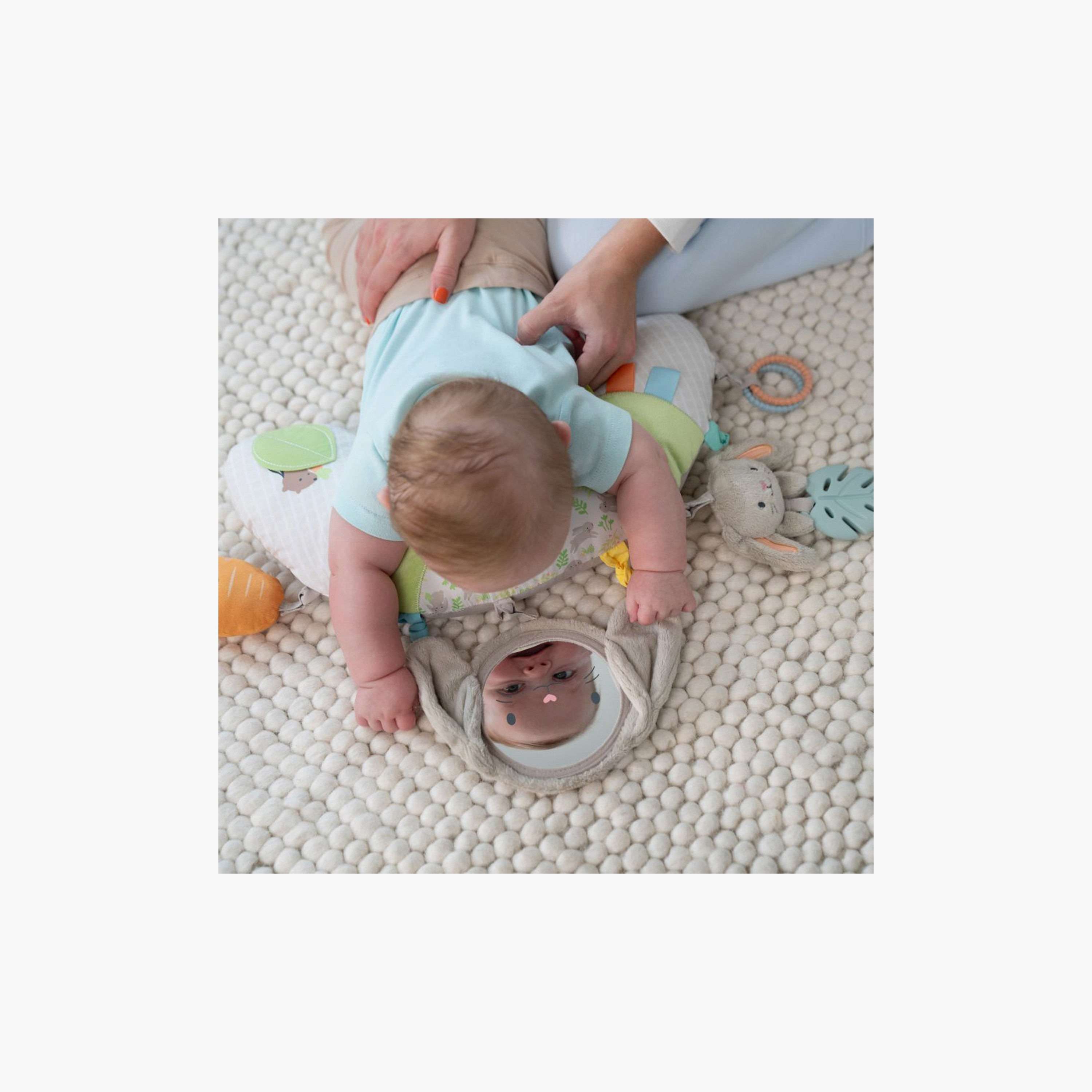 Ingenuity Cozy Prop Sylvi Tummy Time Activity Pillow-toys-babyandtoddlertoys-learningtoys-image-3