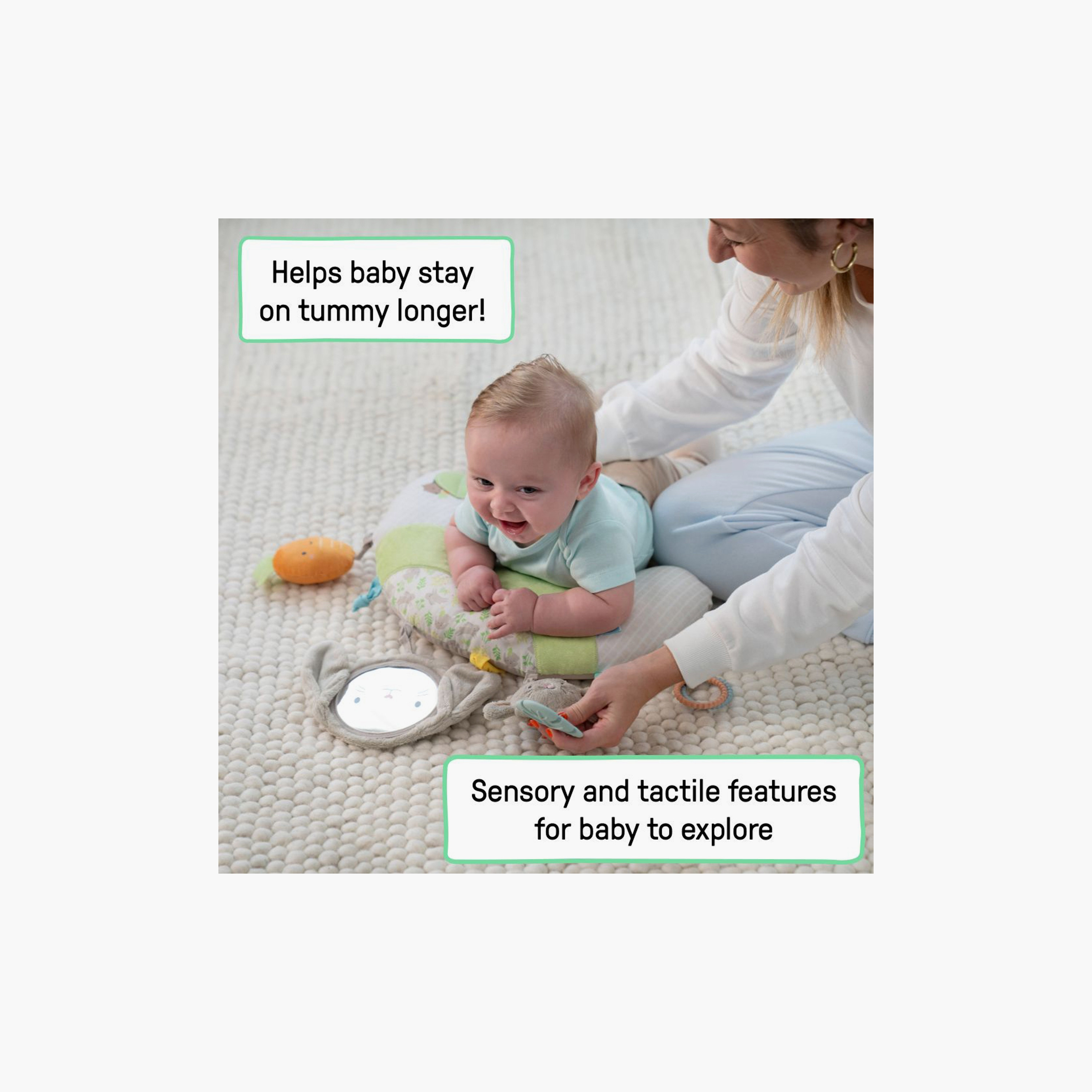 Ingenuity Cozy Prop Sylvi Tummy Time Activity Pillow-toys-babyandtoddlertoys-learningtoys-image-4