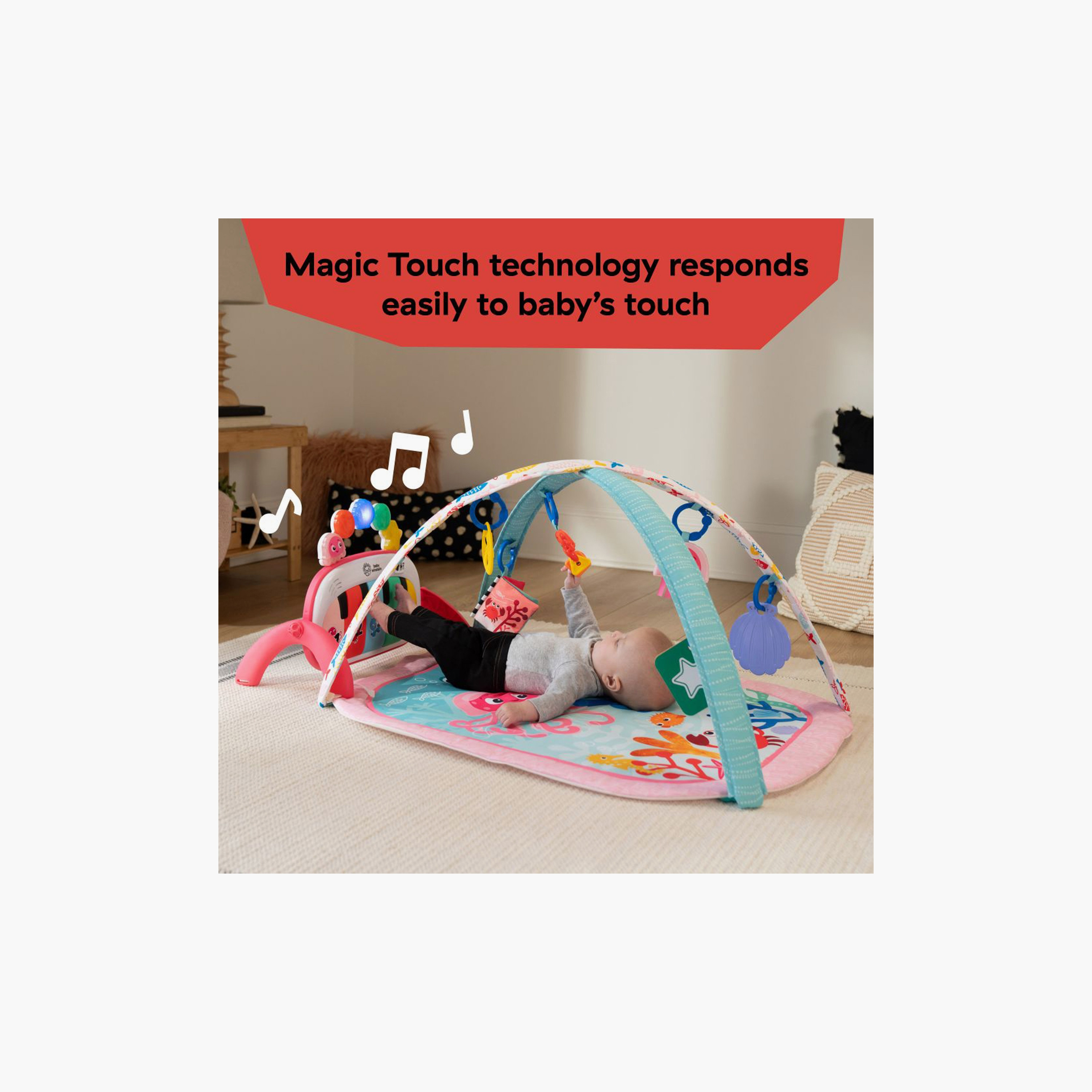 Baby Einstein 4-in-1 Kickin Tunes Jellyfish Jamboree Discovery Gym-baby-infantactivity-playgyms-image-3