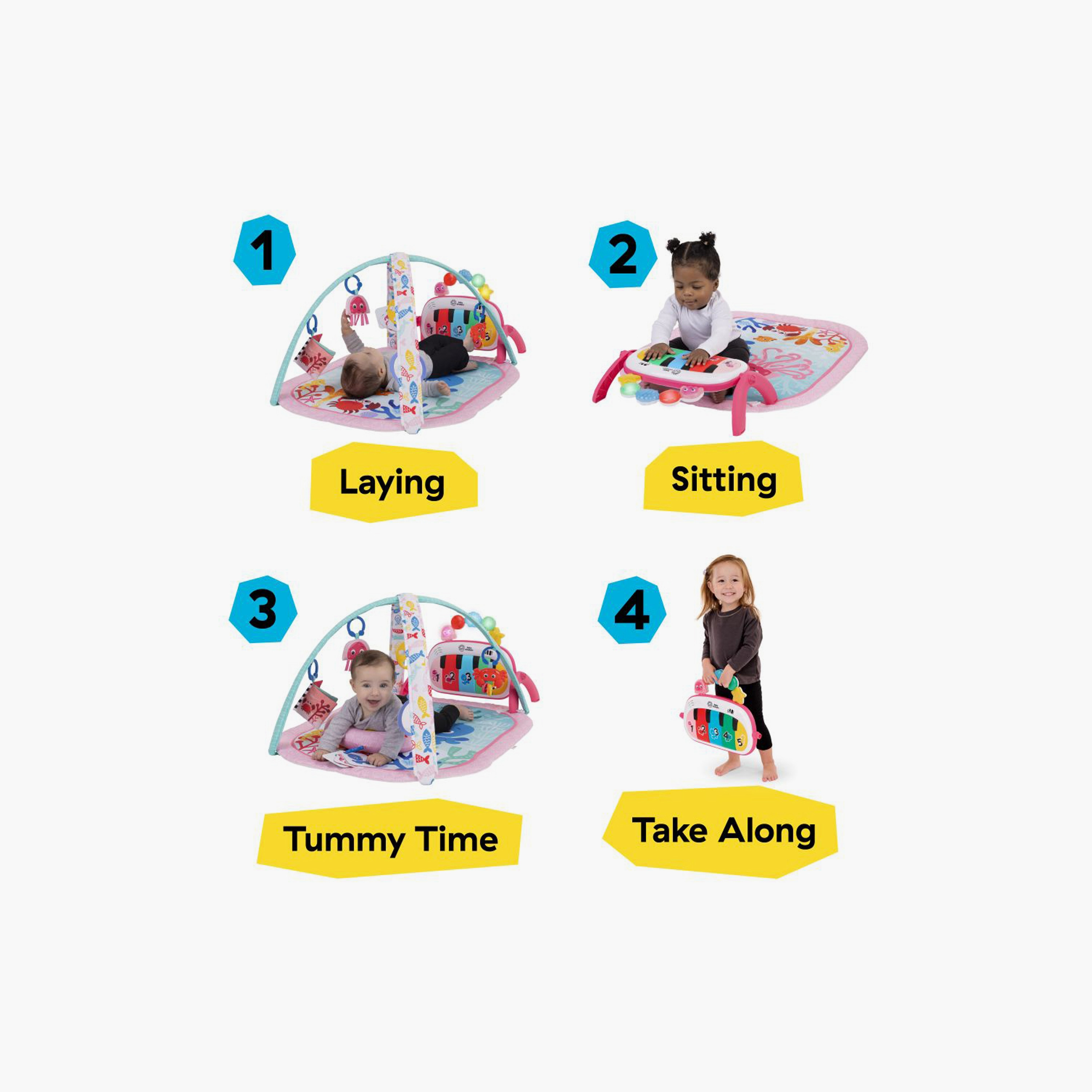 Baby Einstein 4-in-1 Kickin Tunes Jellyfish Jamboree Discovery Gym-baby-infantactivity-playgyms-image-6