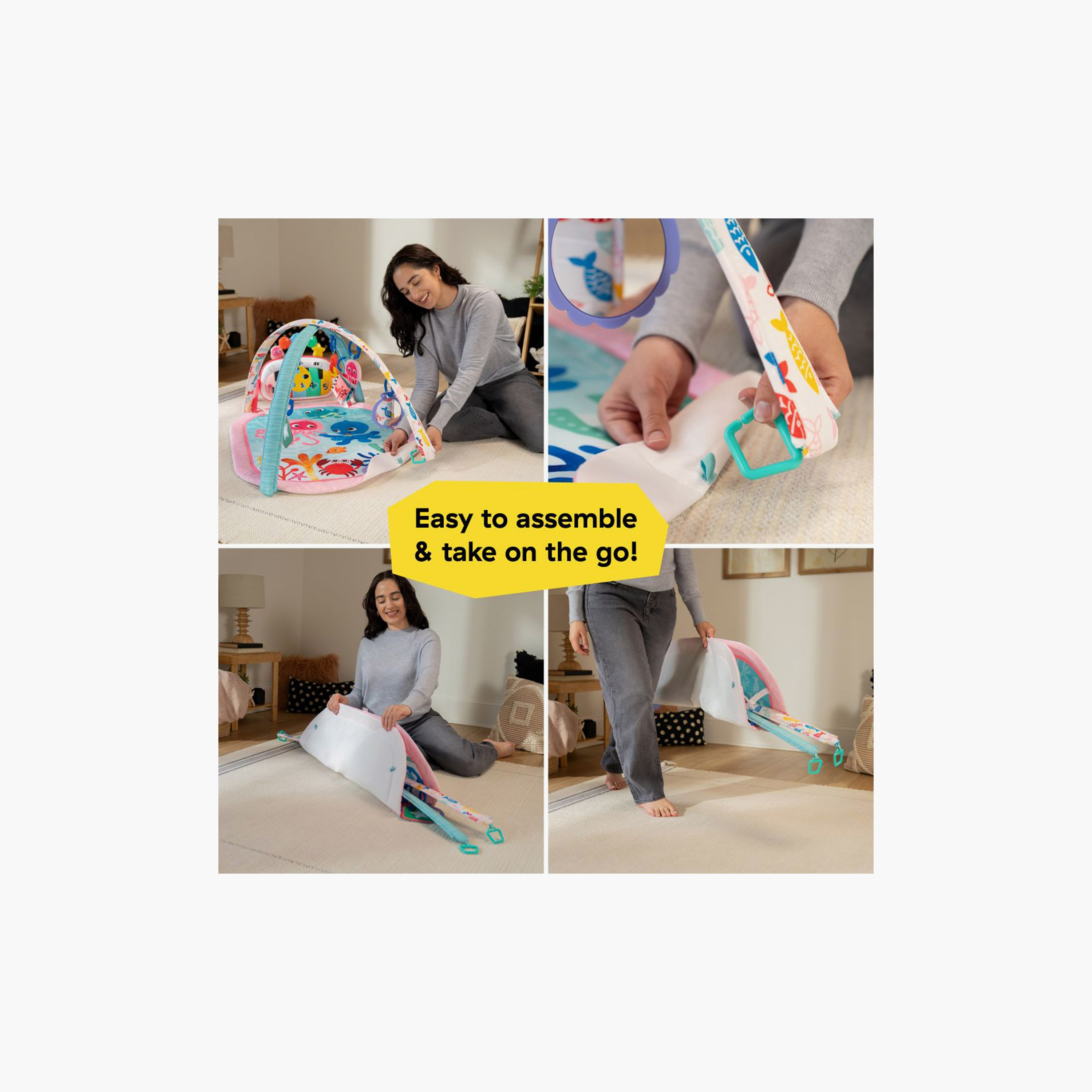 Baby Einstein 4-in-1 Kickin Tunes Jellyfish Jamboree Discovery Gym-baby-infantactivity-playgyms-image-7