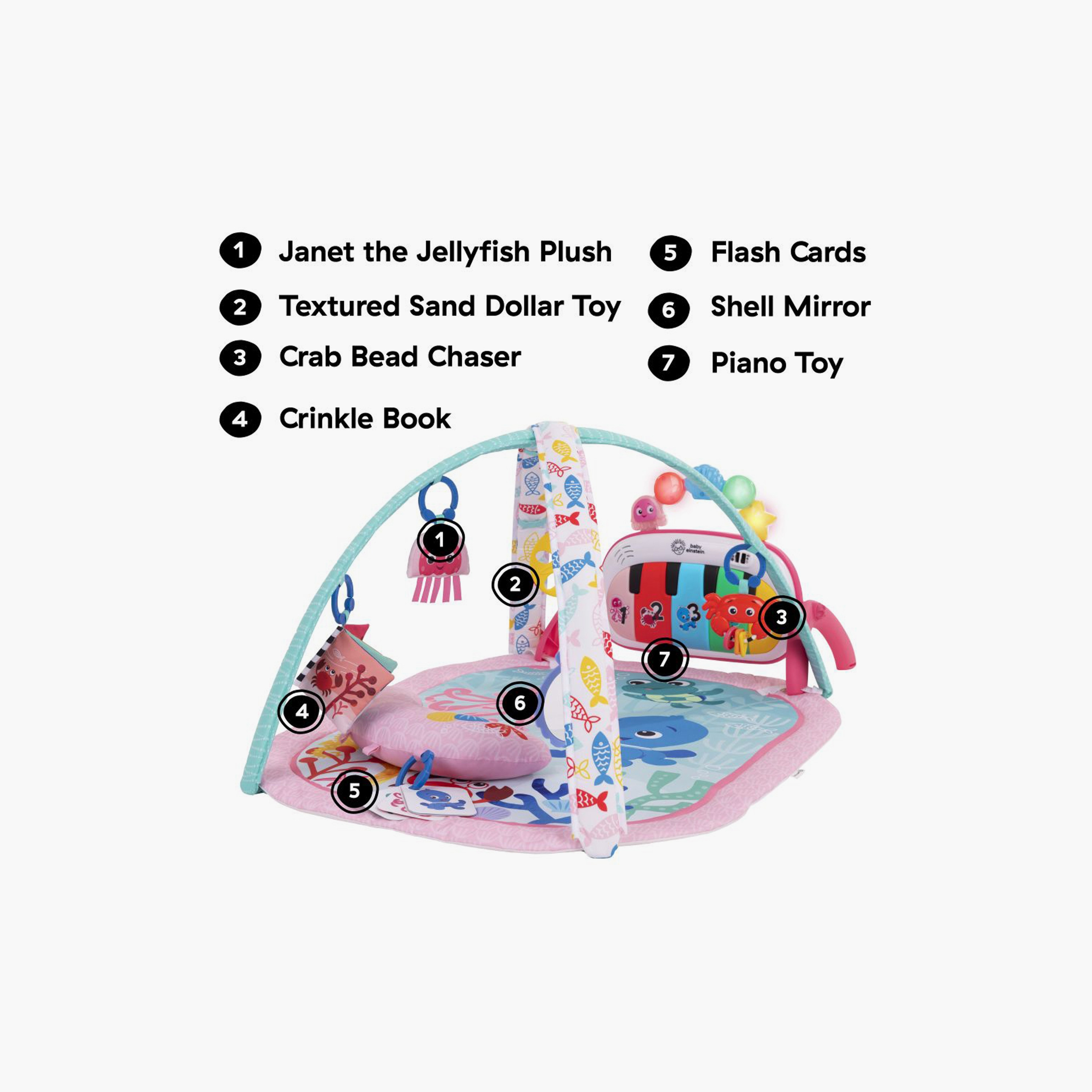 Baby Einstein 4-in-1 Kickin Tunes Jellyfish Jamboree Discovery Gym-baby-infantactivity-playgyms-image-8