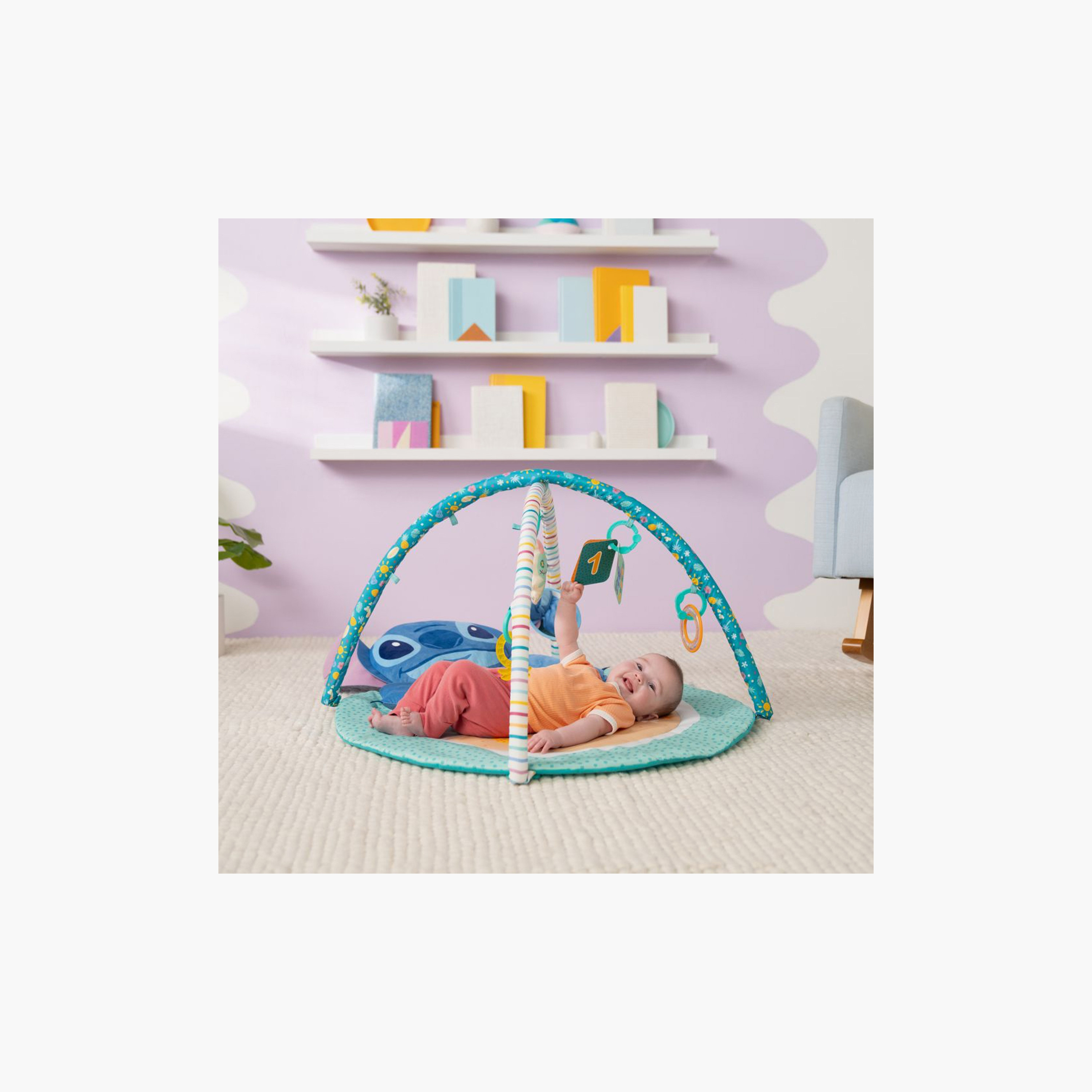 Bright Starts Stitch Party in Paradise Activity Gym-baby-infantactivity-playgyms-image-2