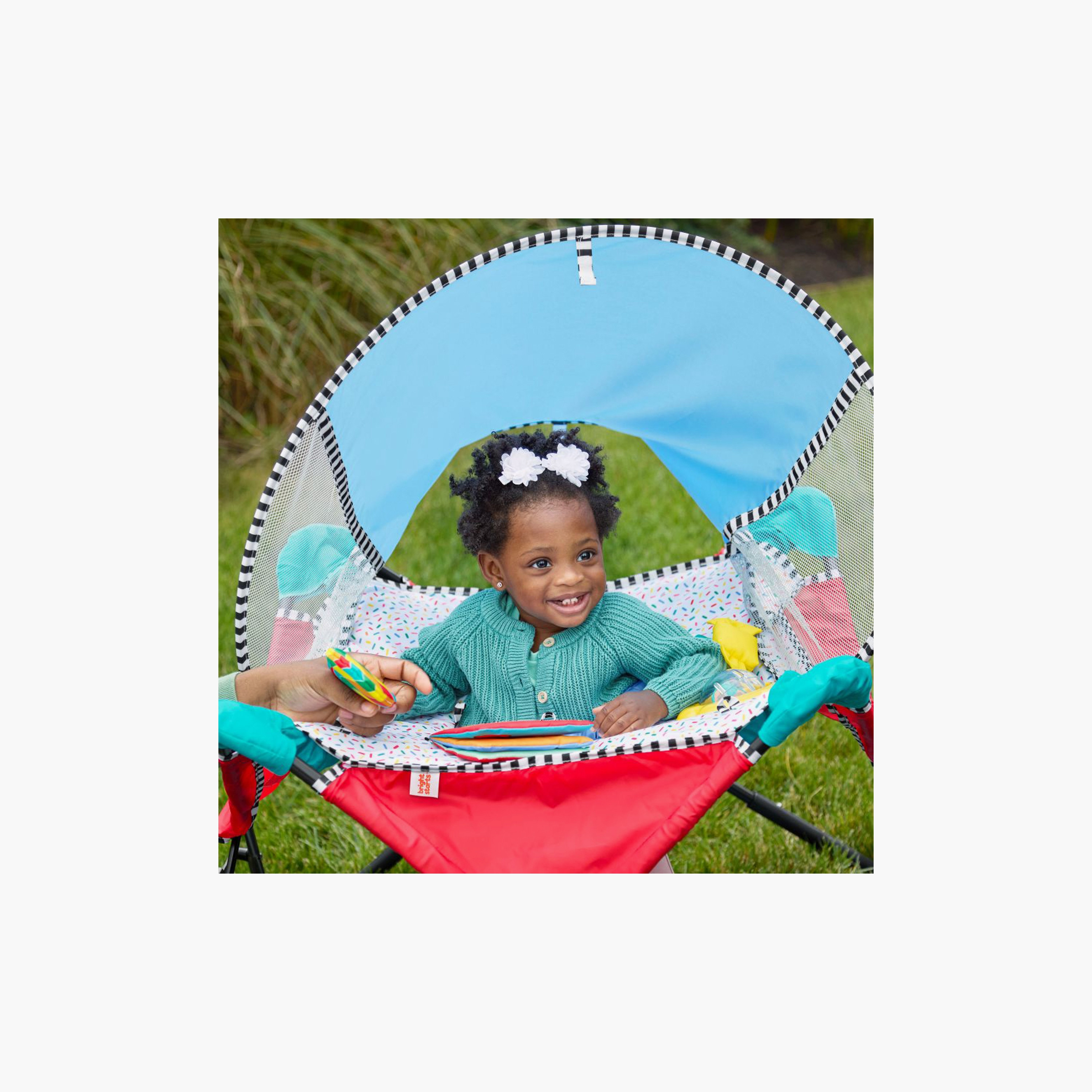 Bright Starts Pop N Jump Portable Activity Jumper - Sweet Treats-baby-infantactivity-bouncers-image-4