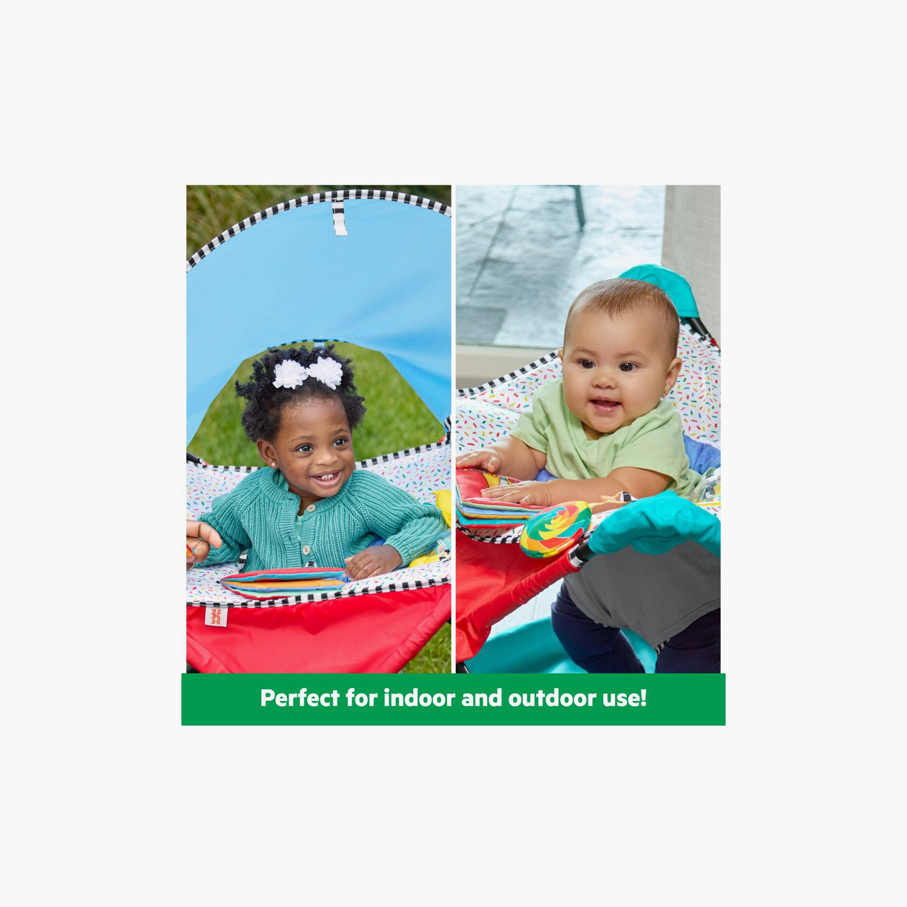 Bright Starts Pop N Jump Portable Activity Jumper - Sweet Treats-baby-infantactivity-bouncers-image-5