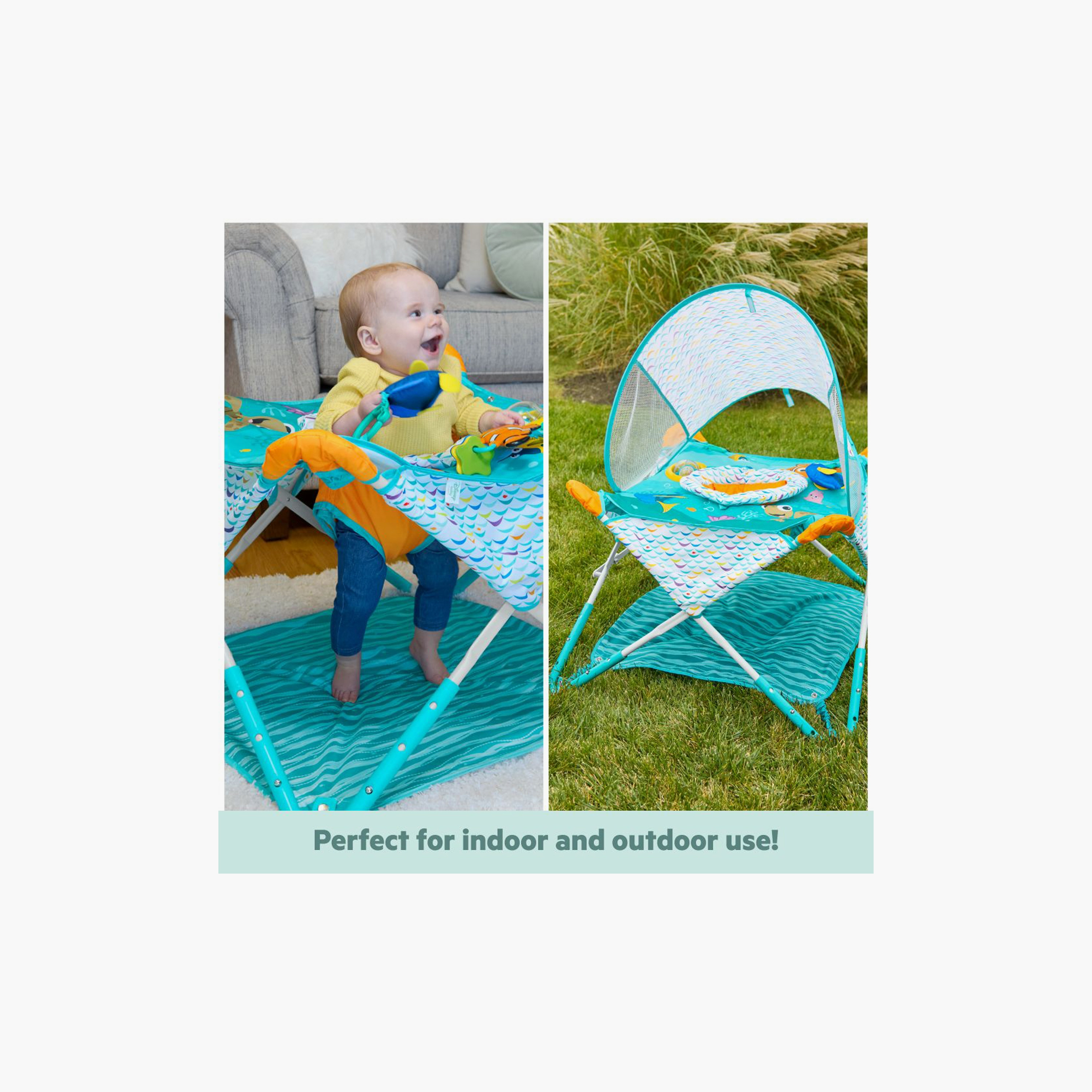 Bright Starts Disney Baby Pop 'N Jump Foldable Activity Center - Finding Nemo-baby-infantactivity-bouncers-image-5
