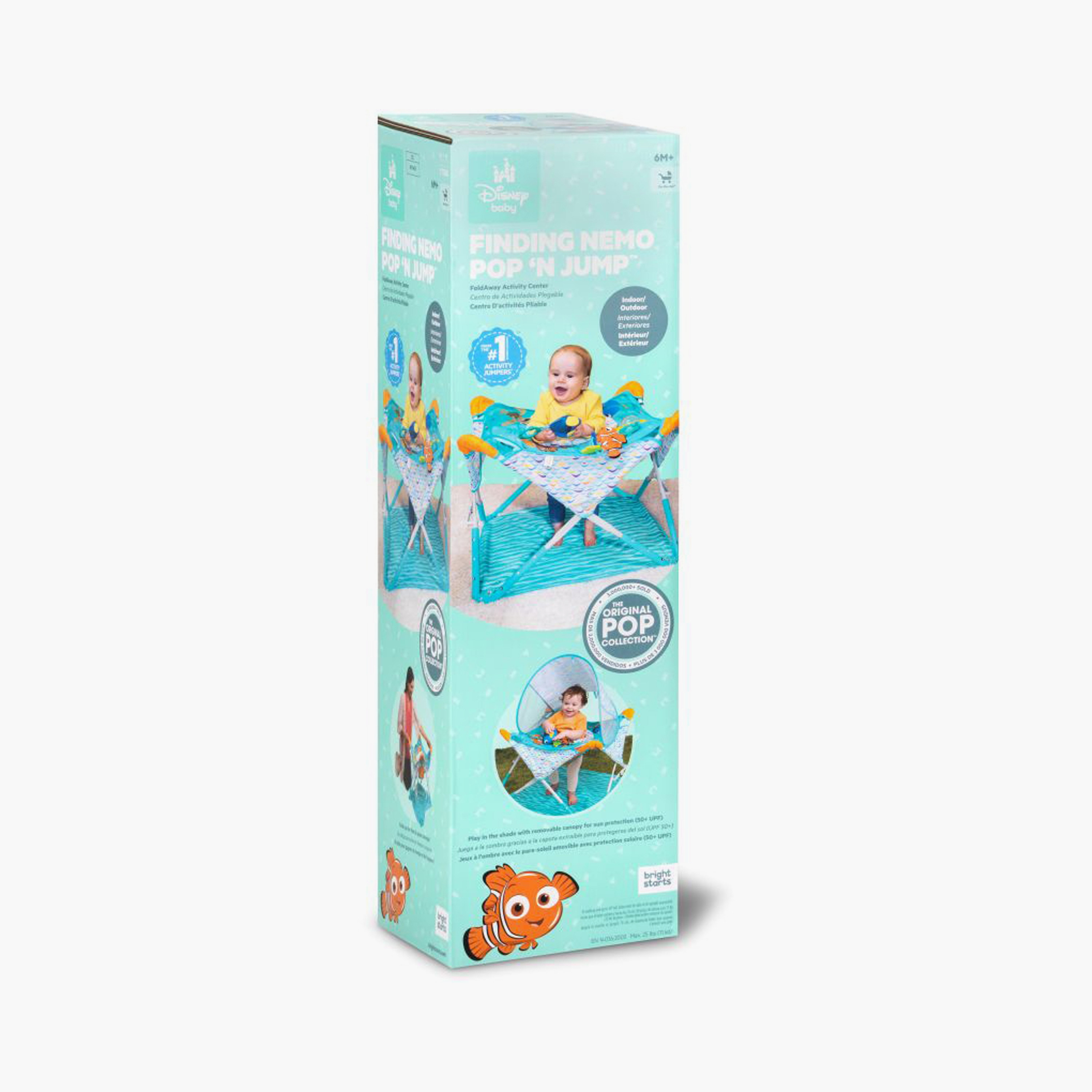 Bright Starts Disney Baby Pop 'N Jump Foldable Activity Center - Finding Nemo-baby-infantactivity-bouncers-image-8