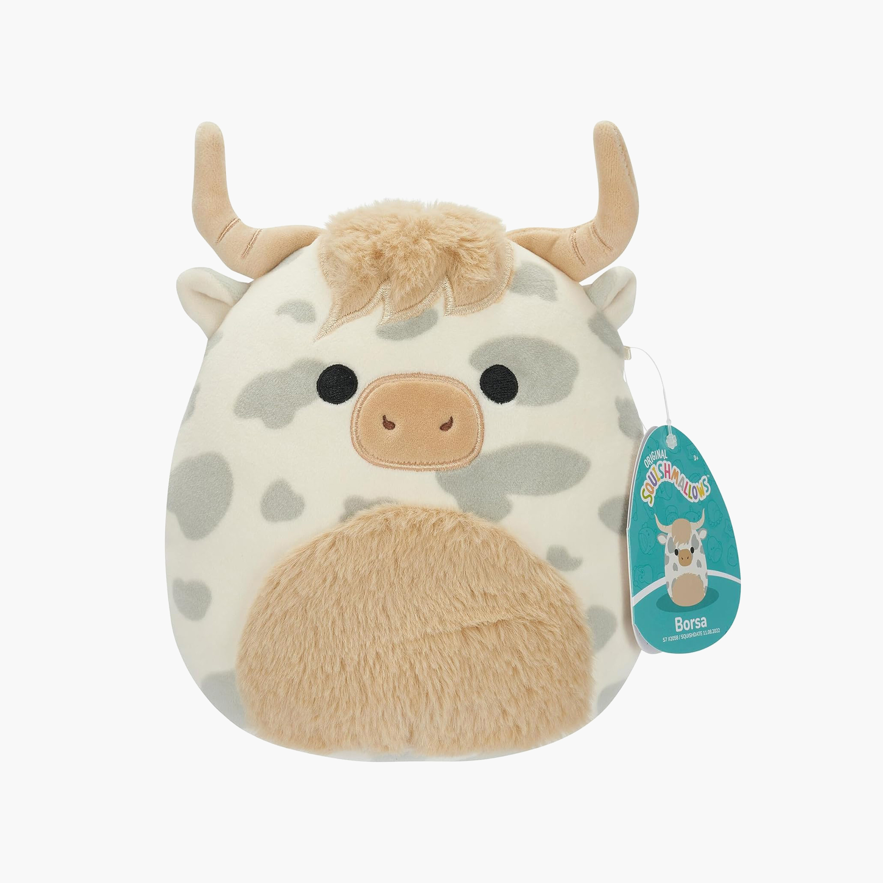 Squishmallows Borsa Highland Cow Soft Toy - 7.5 inch-toys-plushsofttoys-cartooncharacters-image-4