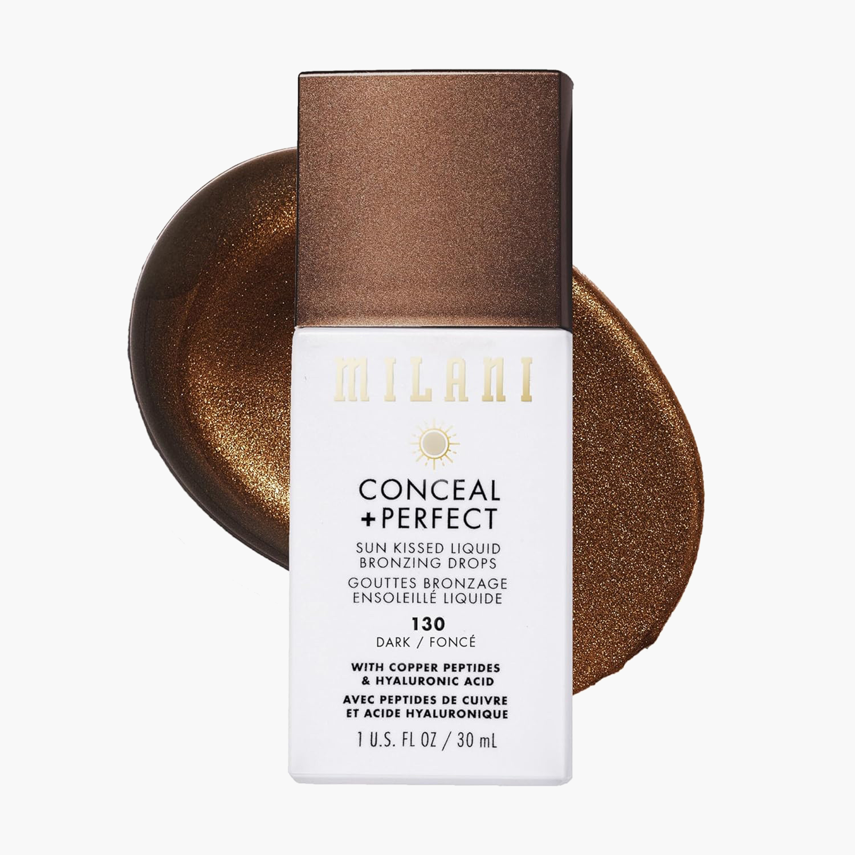 Milani Cosmetics Conceal and Perfect Sun Kissed Liquid Bronzing Drops with Copper Peptides 30 ml-beautyandpersonalcare-makeup-face-bronzers-image-1