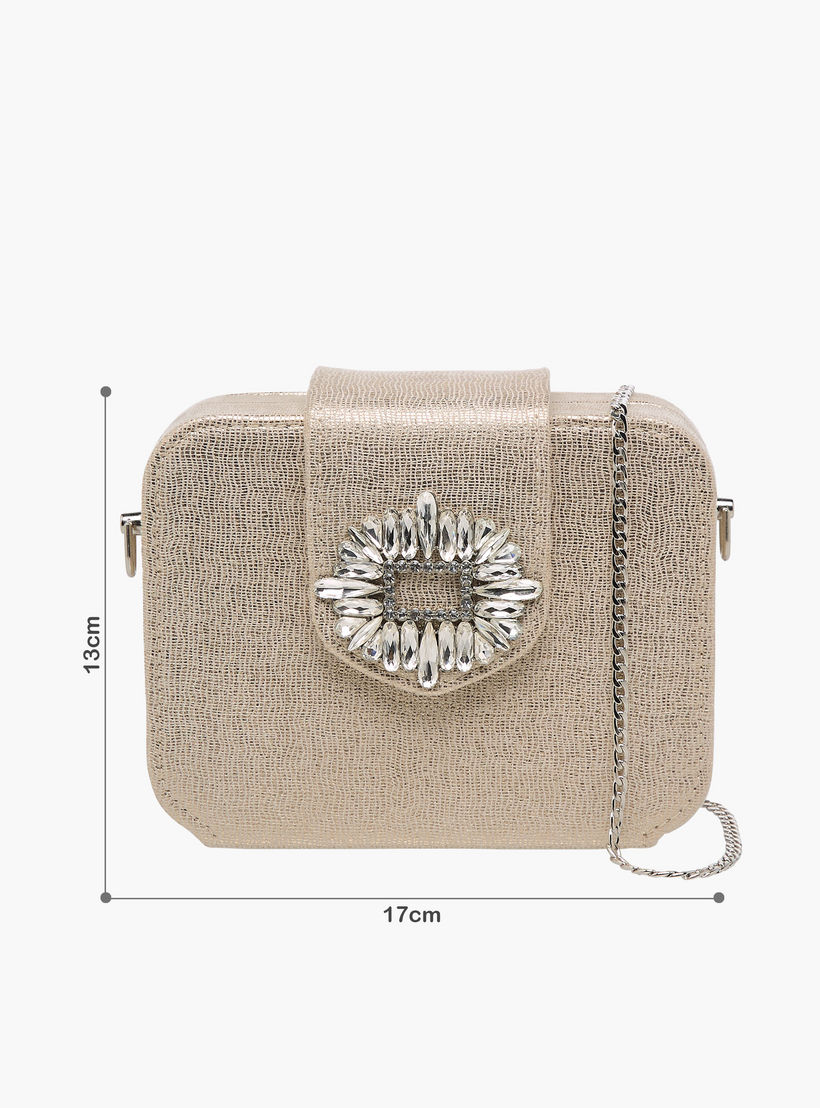 شنطة كلاتش مزينة بسلسلة معدنية من سيليست-women-bagsandwallets-handbags-image-3