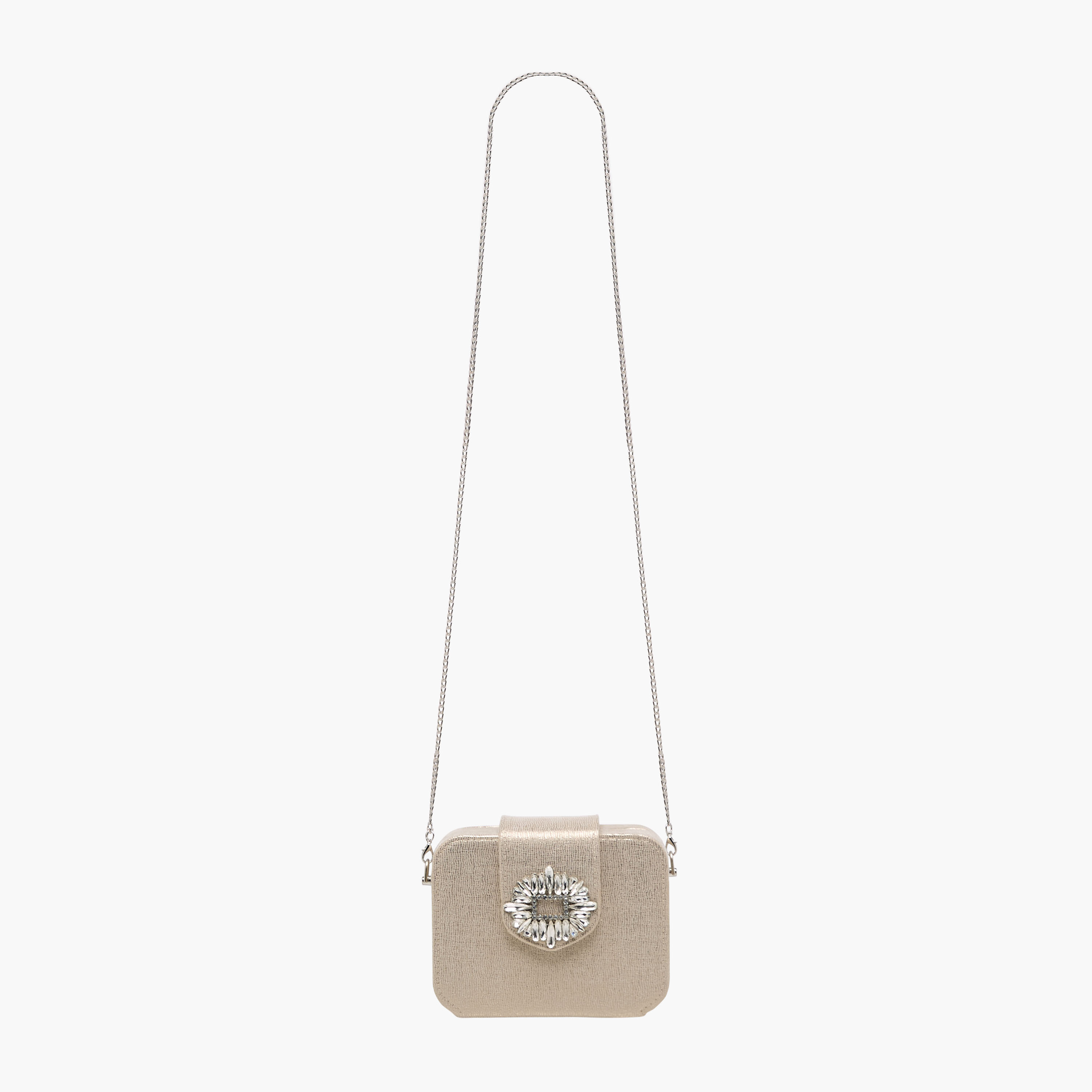 شنطة كلاتش مزينة بسلسلة معدنية من سيليست-women-bagsandwallets-handbags-image-4