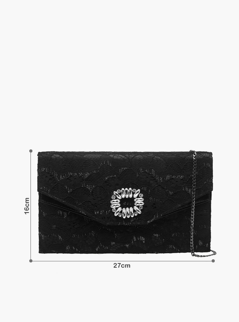 شنطة كلاتش مزينة بسلسلة معدنية من سيليست-women-bagsandwallets-handbags-image-3