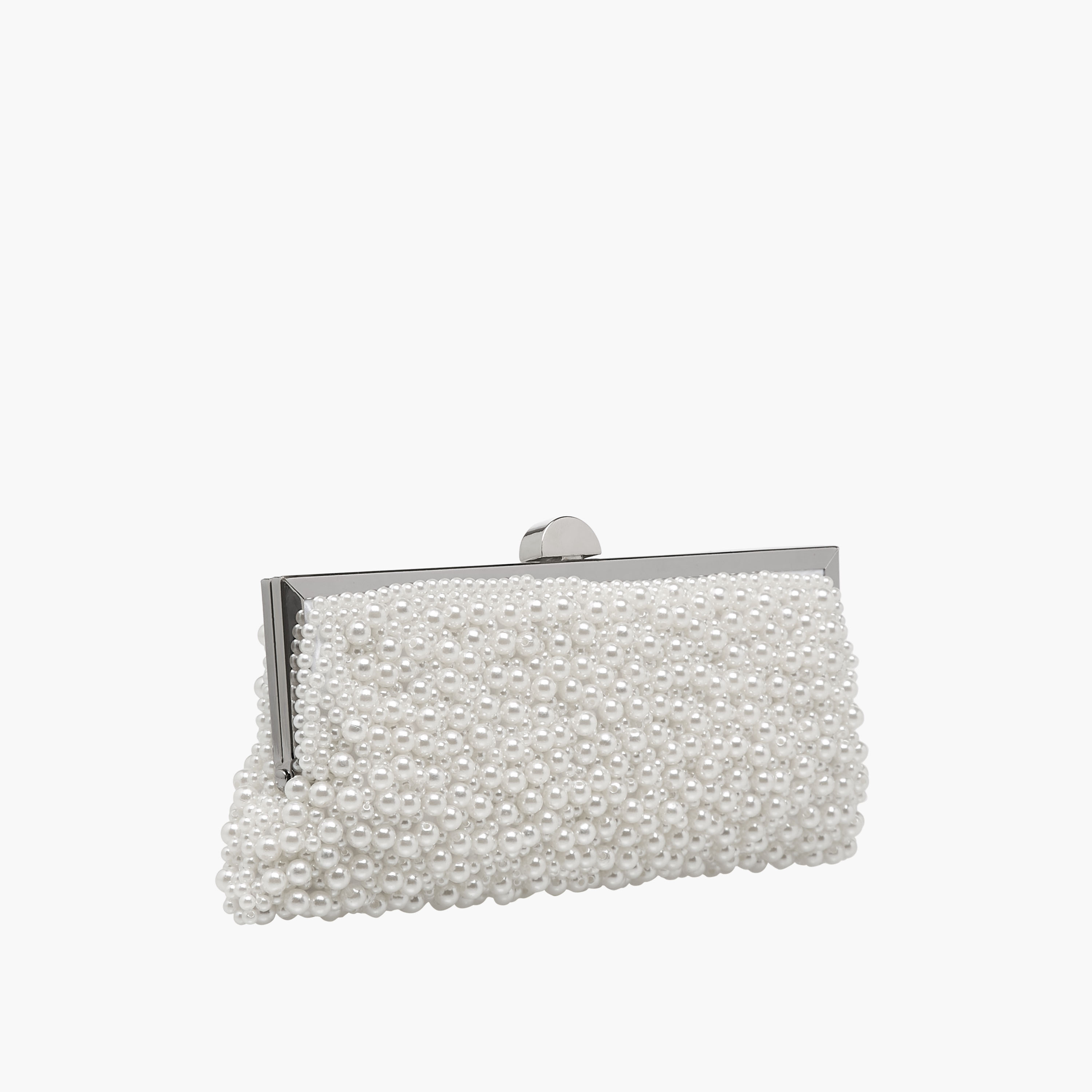 Celeste Pearl Embellished Clutch with Chain Strap-women-bagsandwallets-handbags-image-5