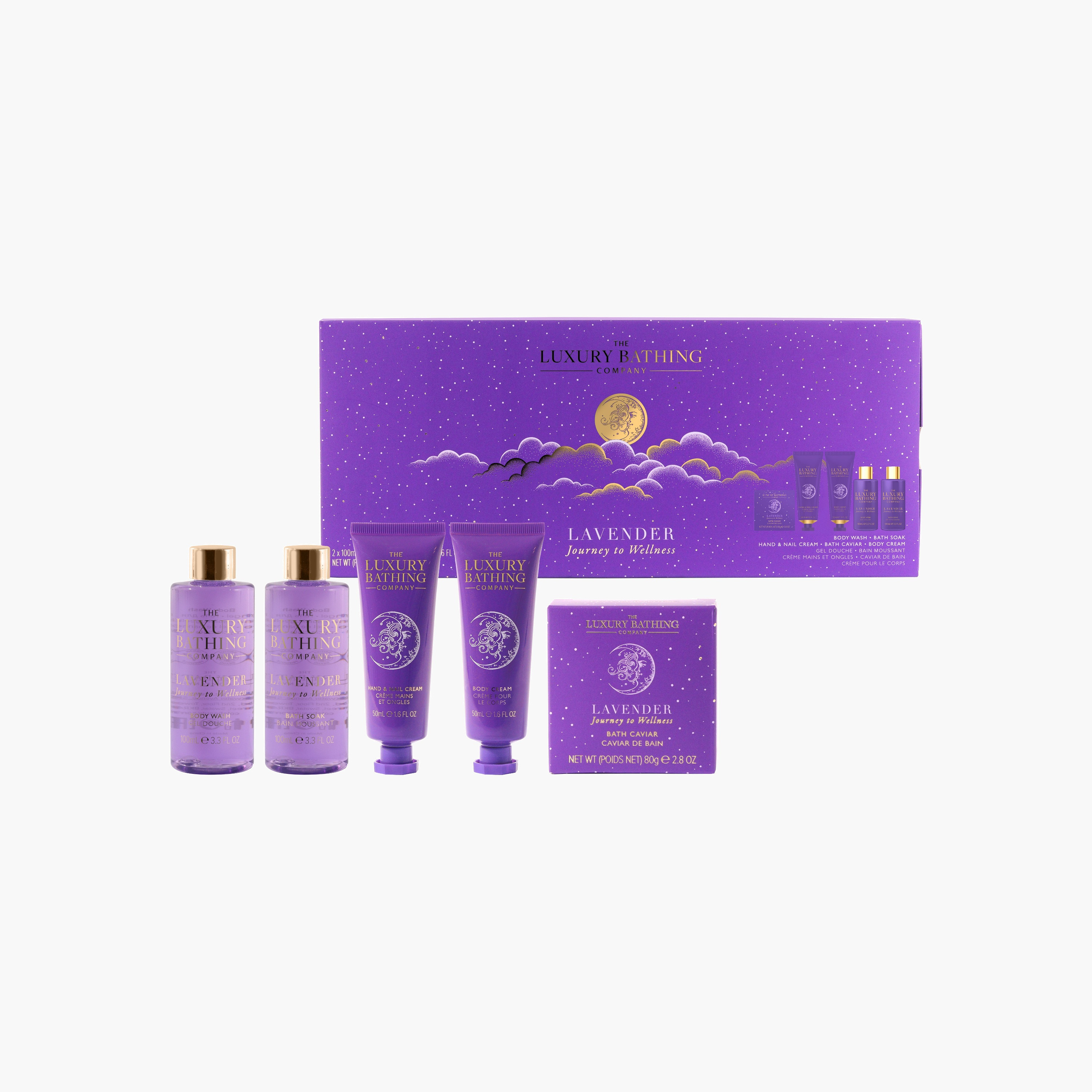 Luxury Bathing Company Lavender Wellness Bathing Collection-beautyandpersonalcare-giftsets-image-1