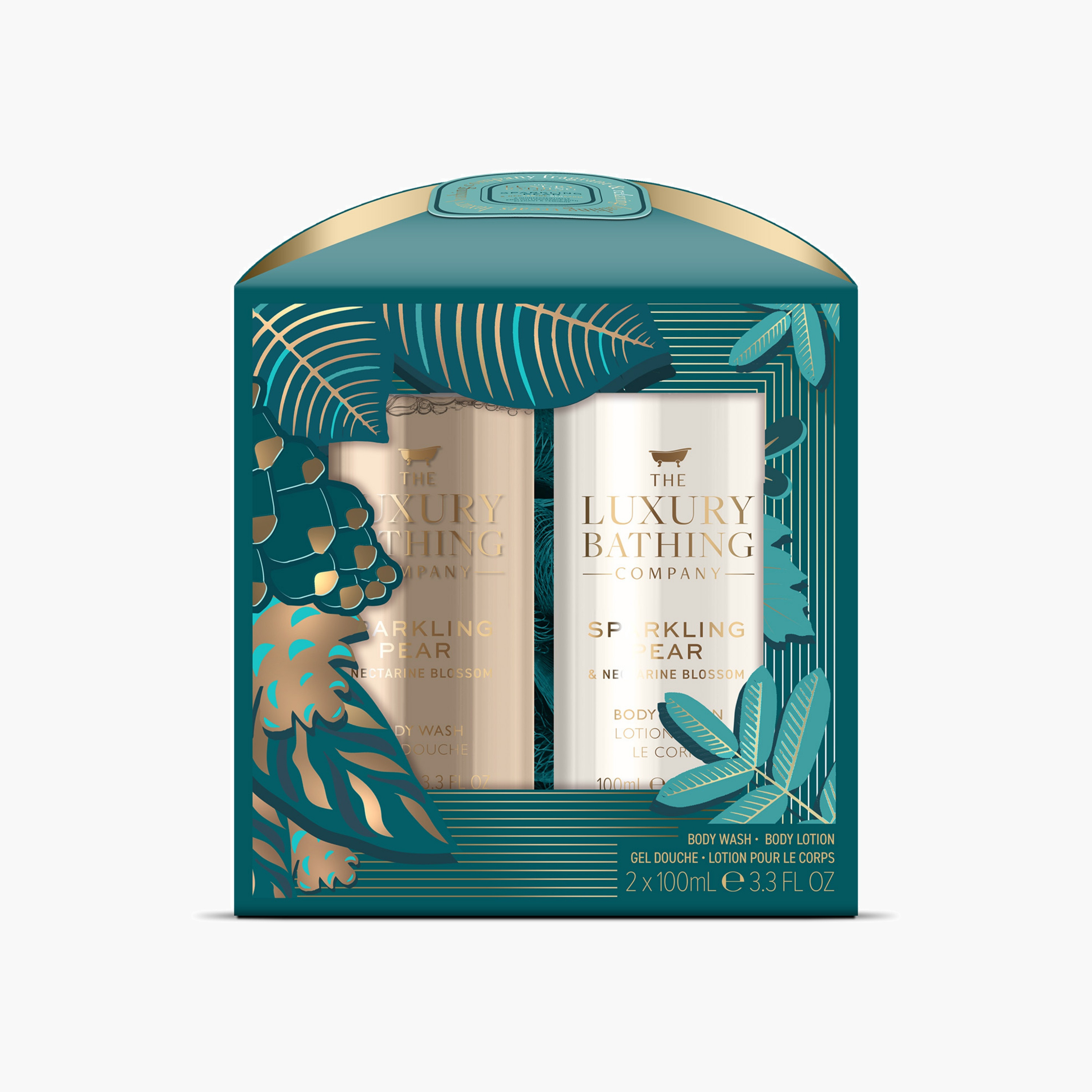 Luxury Bathing Company Sparkling Pear Nectarine Bathing Set-beautyandpersonalcare-giftsets-image-3