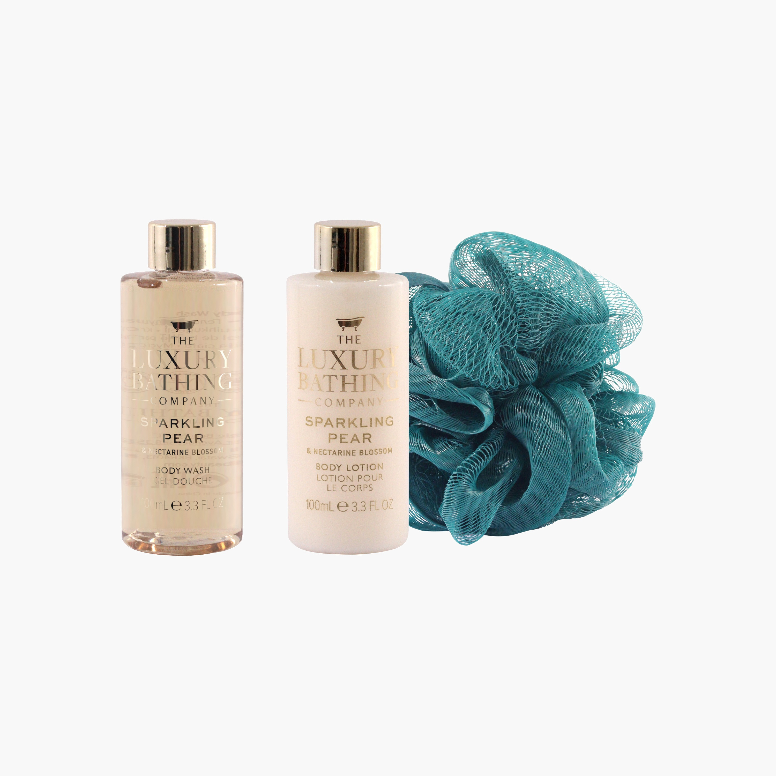Luxury Bathing Company Sparkling Pear Nectarine Bathing Set-beautyandpersonalcare-giftsets-image-4