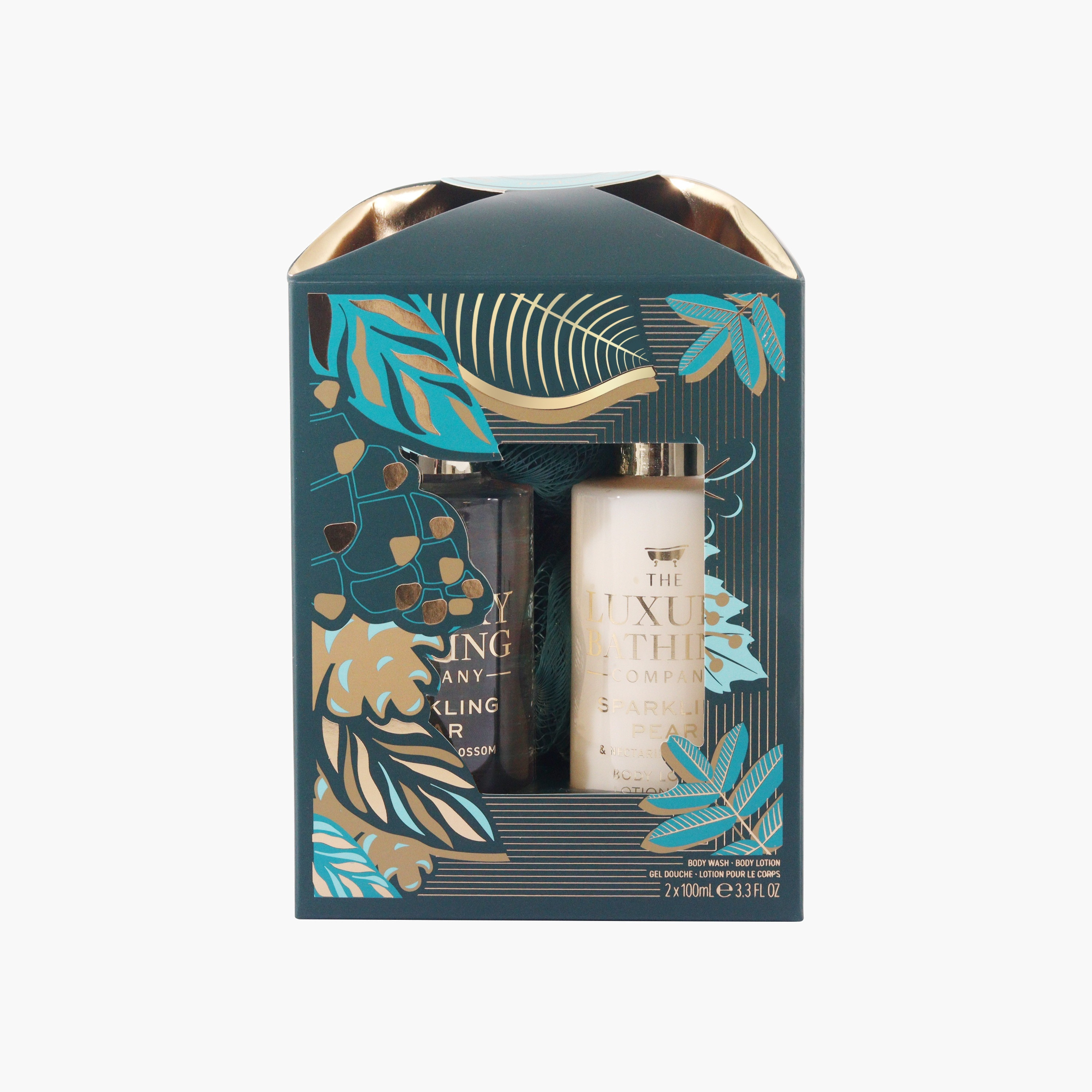 Luxury Bathing Company Sparkling Pear Nectarine Bathing Set-beautyandpersonalcare-giftsets-image-5
