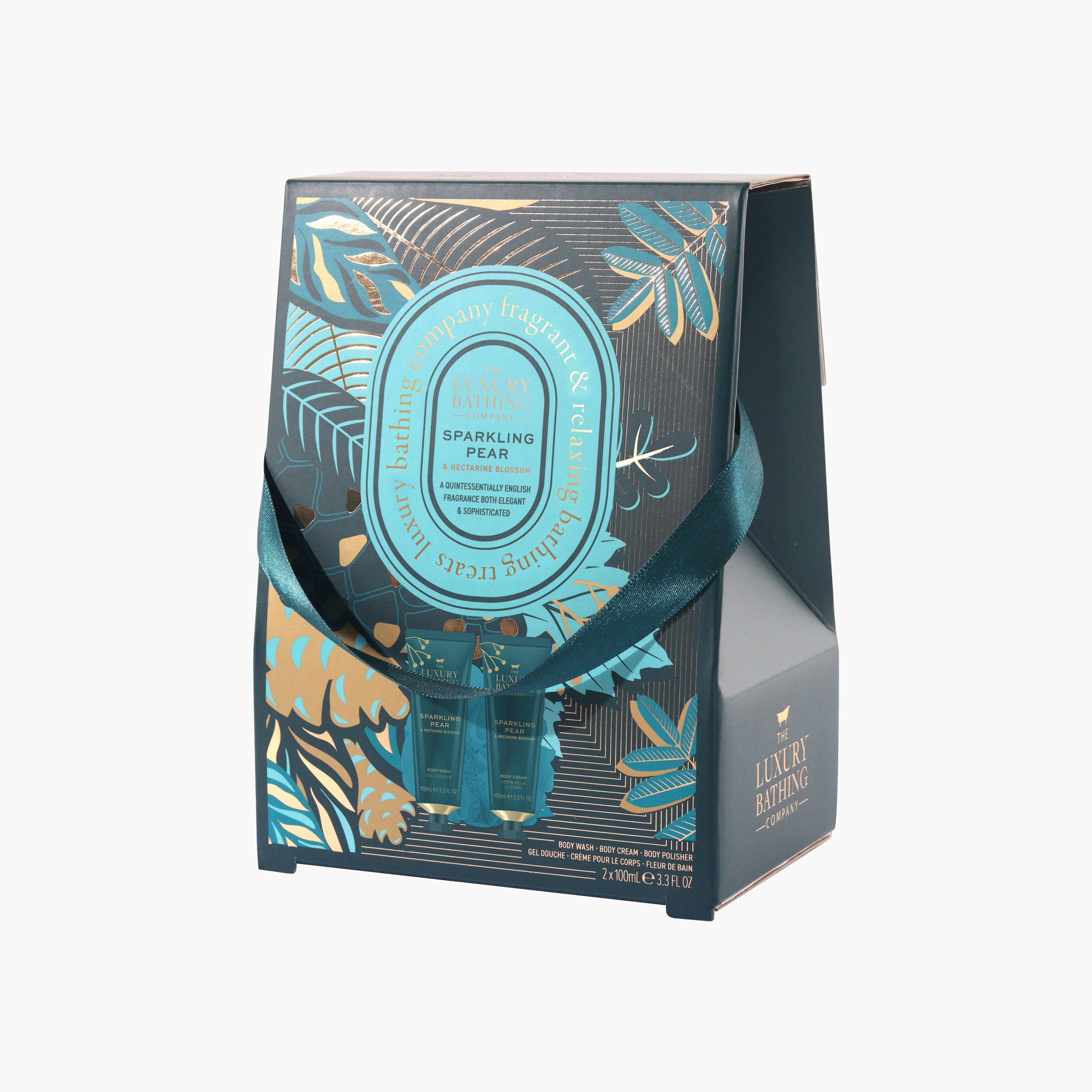 Luxury Bathing Company Sparkling Pear Nectarine Bathing Set-beautyandpersonalcare-giftsets-image-3