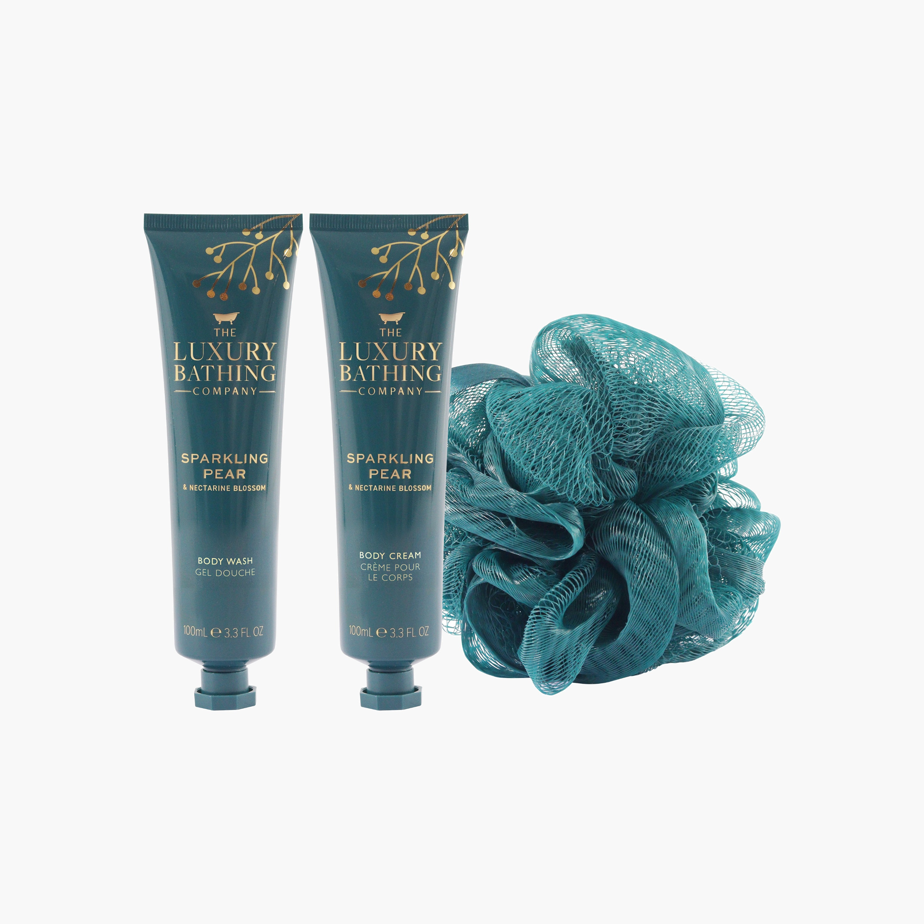 Luxury Bathing Company Sparkling Pear Nectarine Bathing Set-beautyandpersonalcare-giftsets-image-6