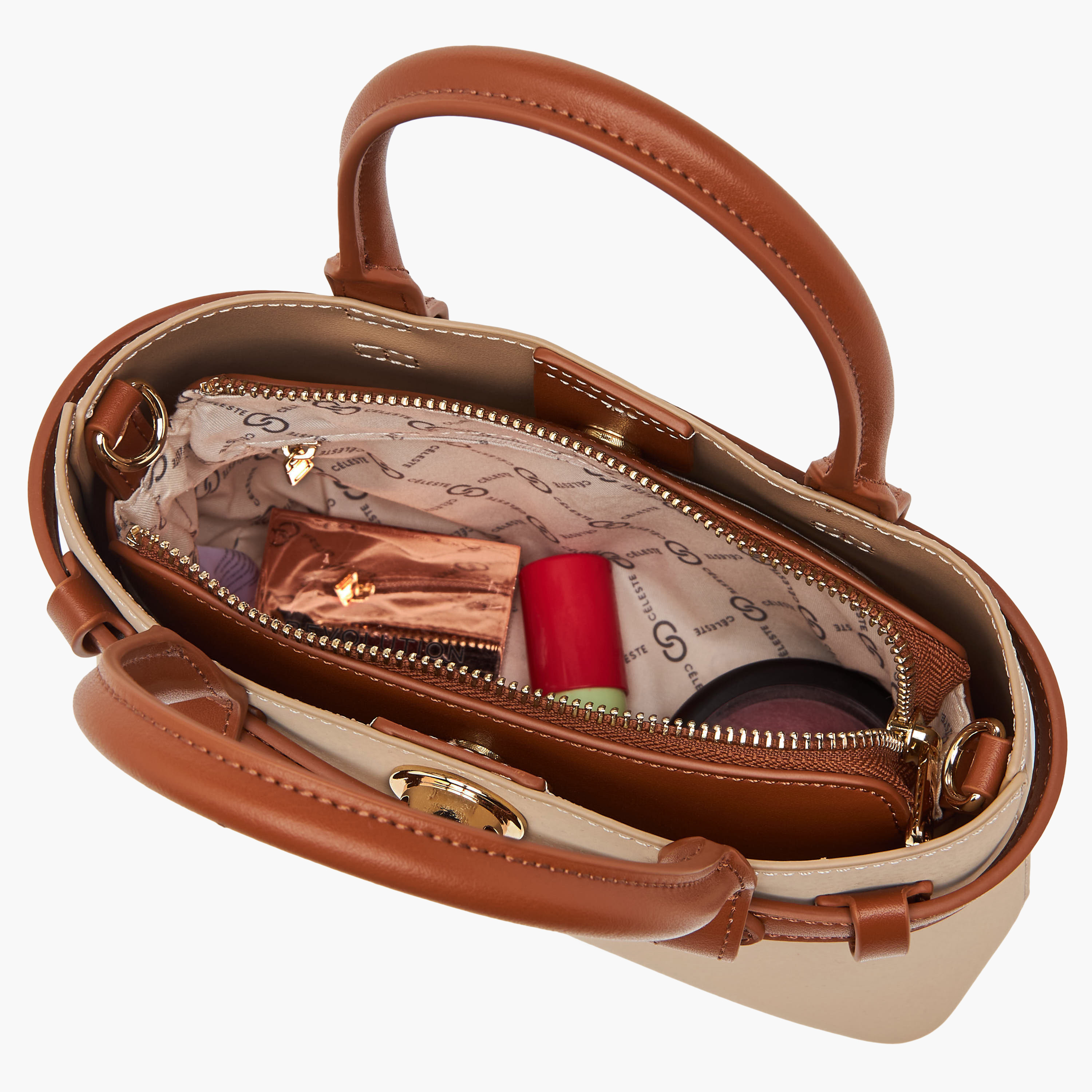 Celeste Textured Tote Bag with Detachable Shoulder Strap-women-bagsandwallets-handbags-image-10
