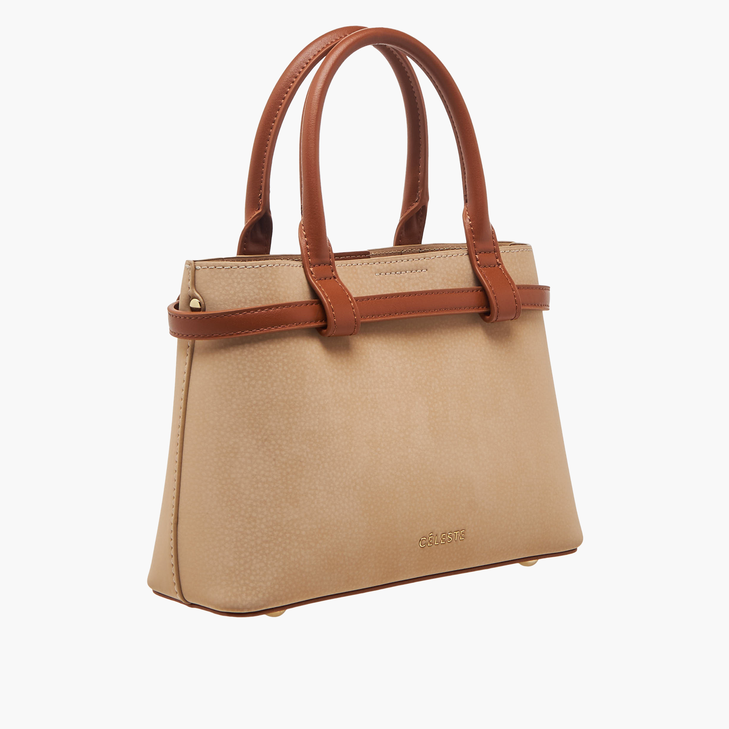 Celeste Textured Tote Bag with Detachable Shoulder Strap-women-bagsandwallets-handbags-image-5