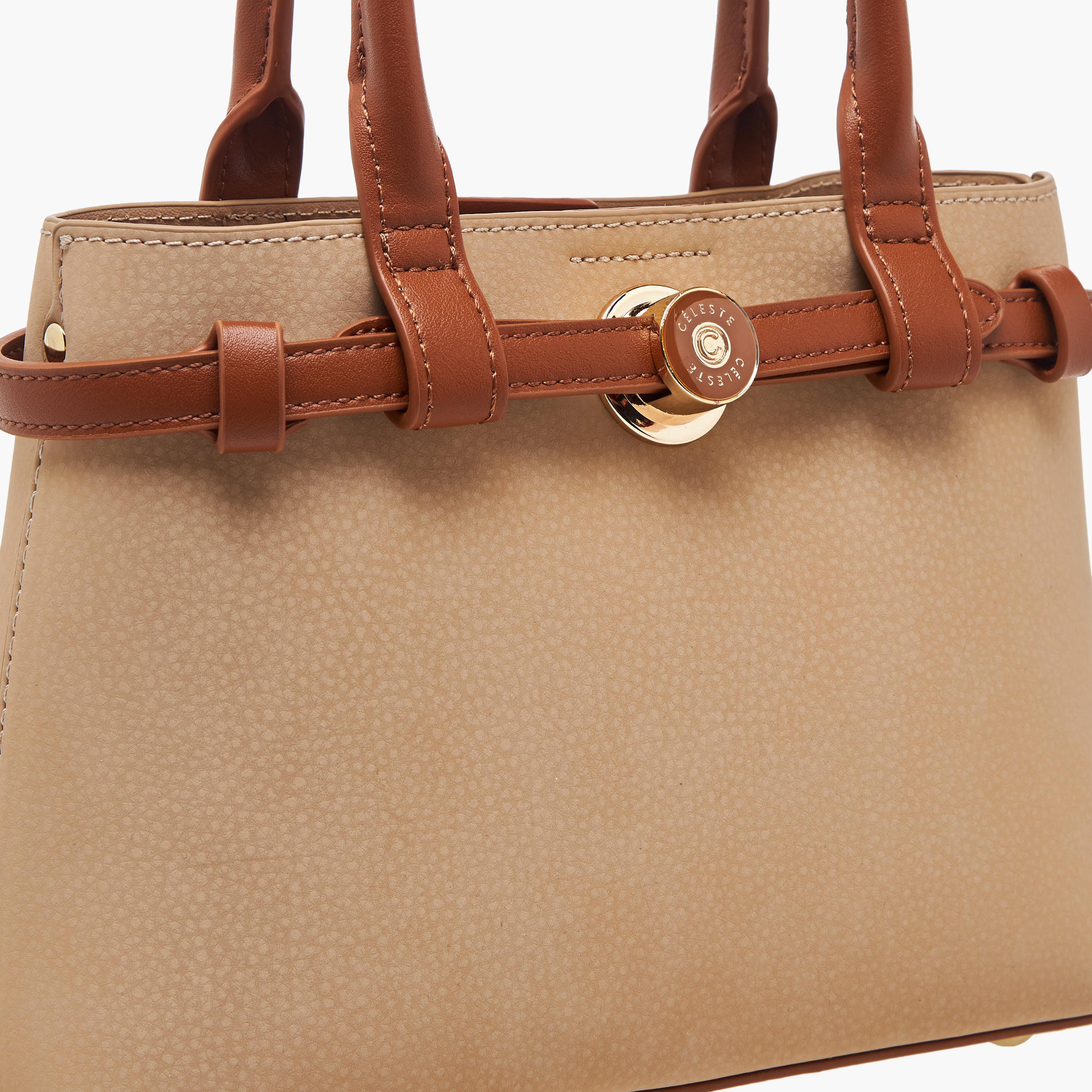 Celeste Textured Tote Bag with Detachable Shoulder Strap-women-bagsandwallets-handbags-image-6