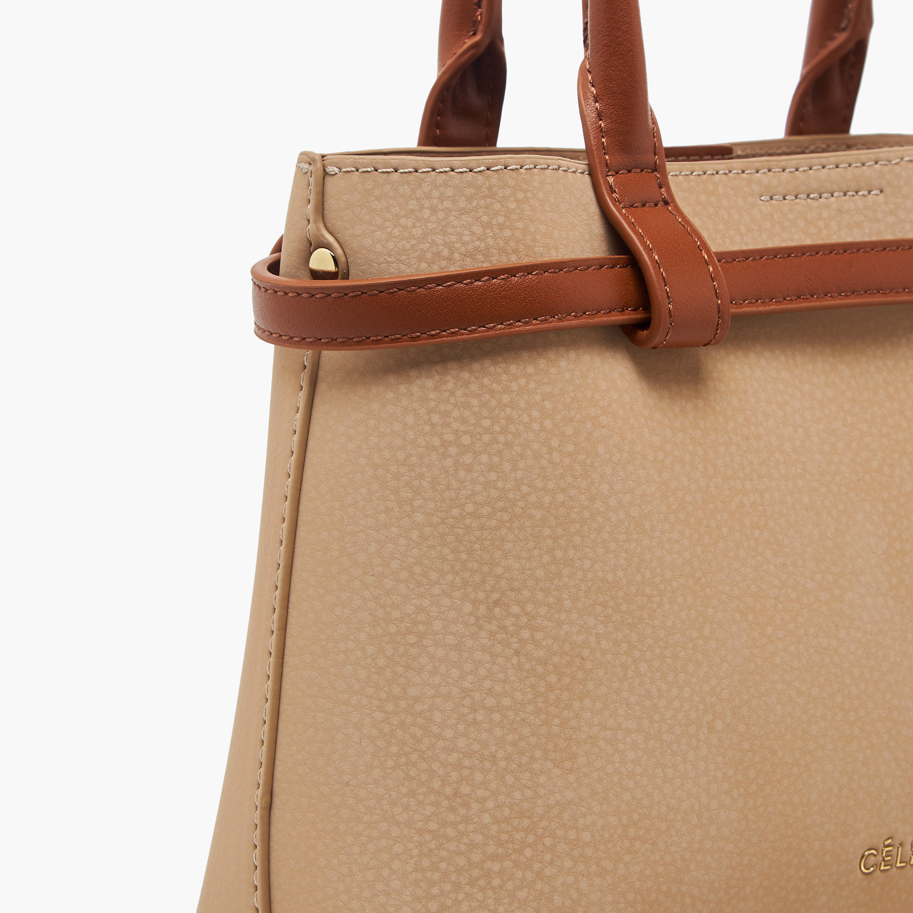 Celeste Textured Tote Bag with Detachable Shoulder Strap-women-bagsandwallets-handbags-image-7