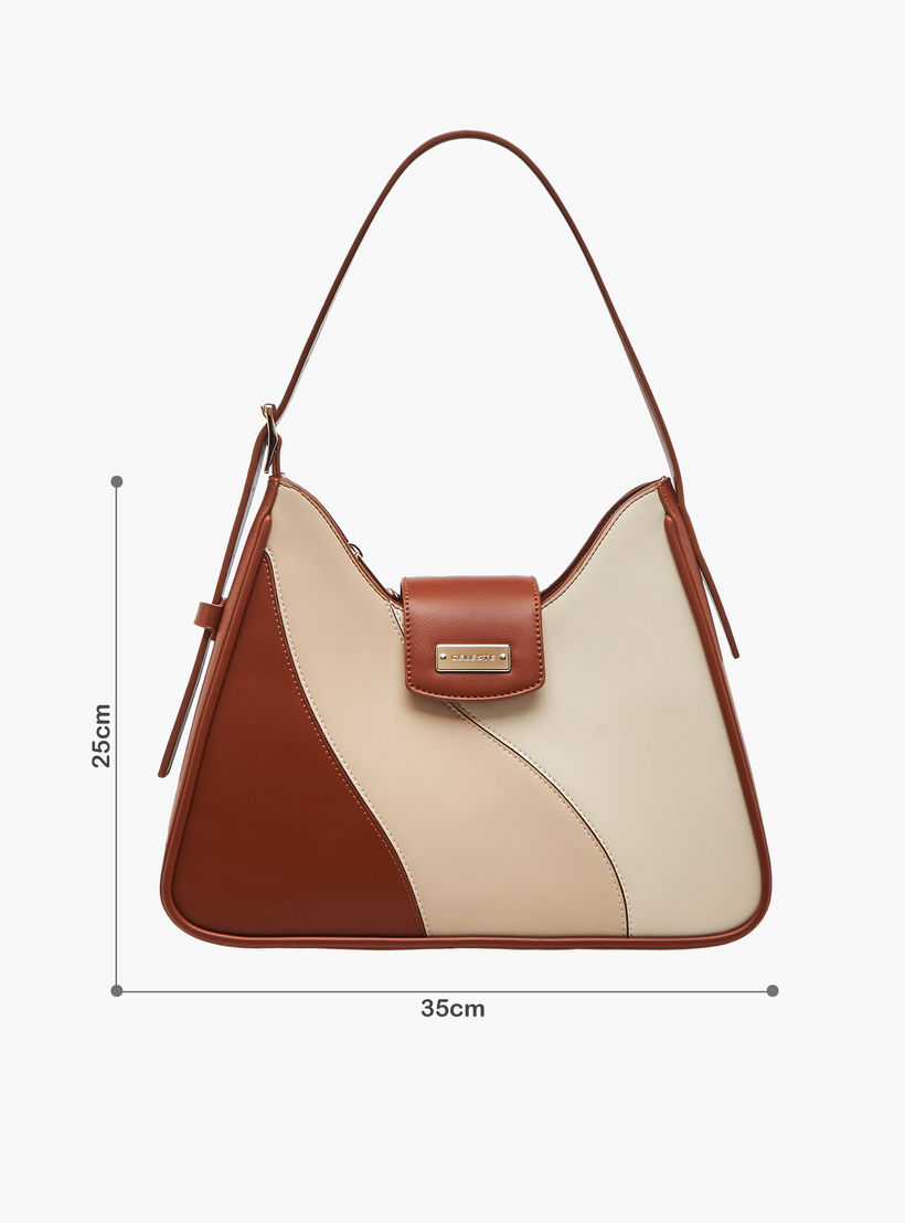 Celeste Colourblock Shoulder Bag with Adjustable Strap-women-bagsandwallets-handbags-image-2