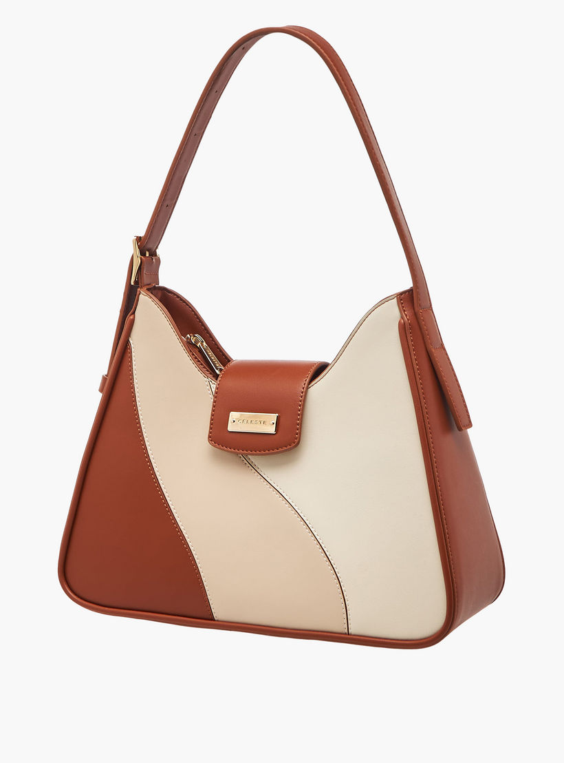 Celeste Colourblock Shoulder Bag with Adjustable Strap-women-bagsandwallets-handbags-image-4