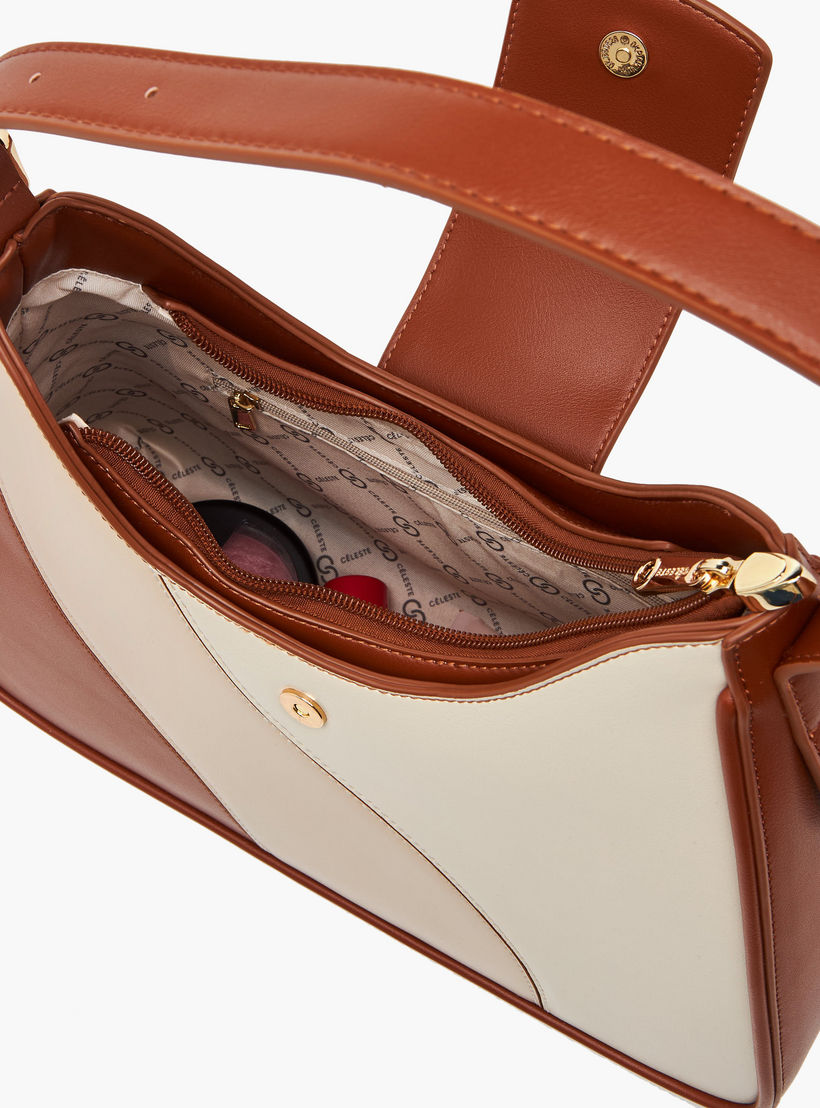 Celeste Colourblock Shoulder Bag with Adjustable Strap-women-bagsandwallets-handbags-image-8