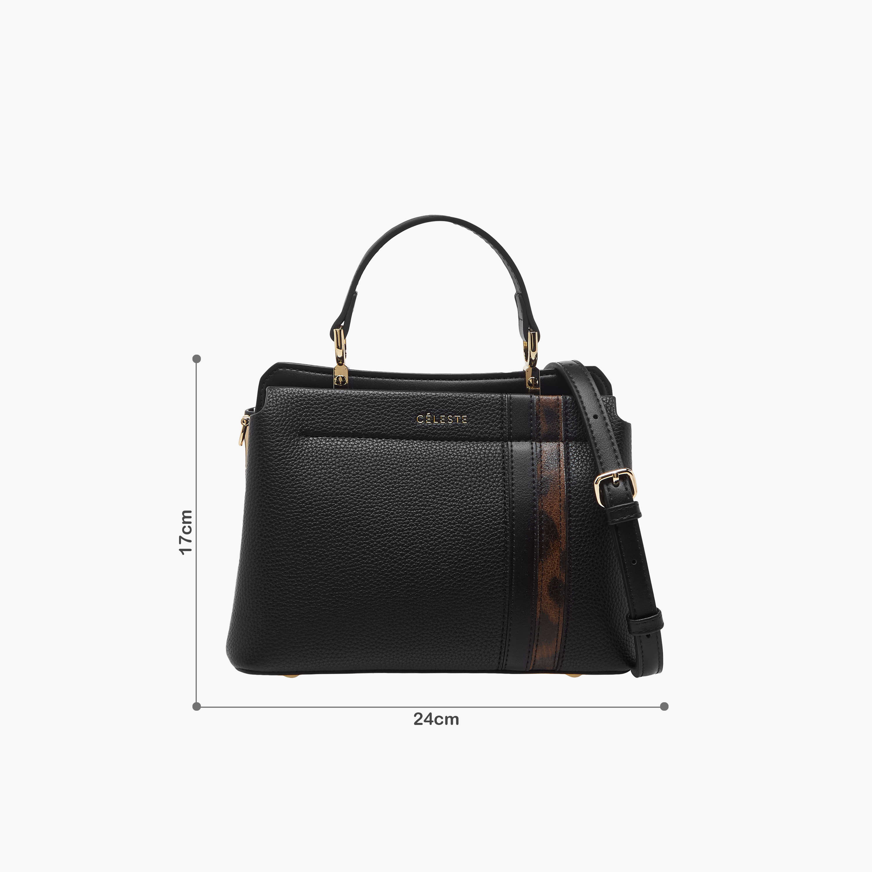 Celeste Textured Tote Bag with Detachable Strap-women-bagsandwallets-handbags-image-2