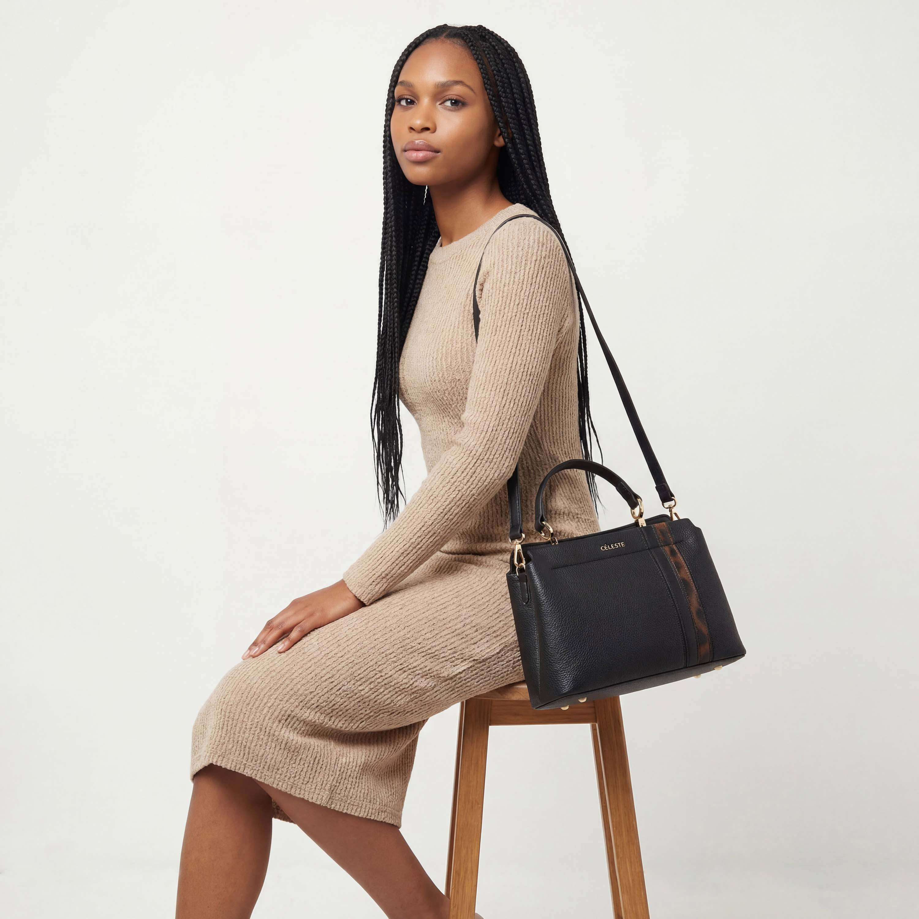 Celeste Textured Tote Bag with Detachable Strap-women-bagsandwallets-handbags-image-3