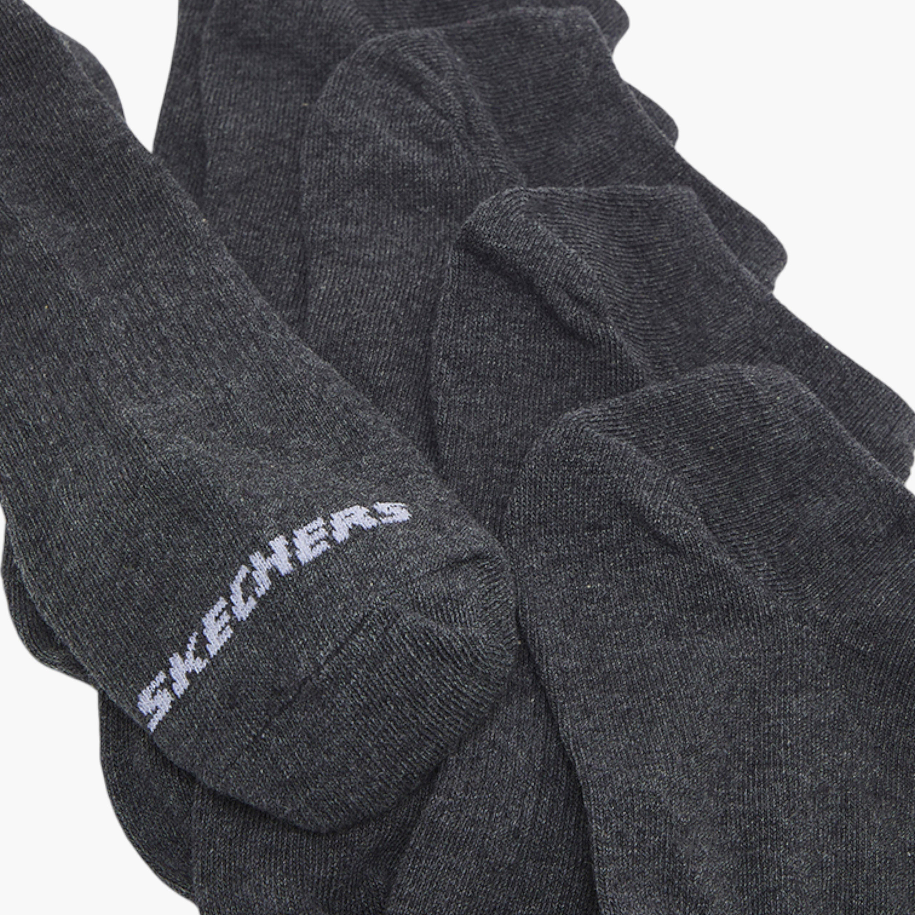 Skechers Men Socks Non Terry No Show - Set of 3-men-socks-image-3