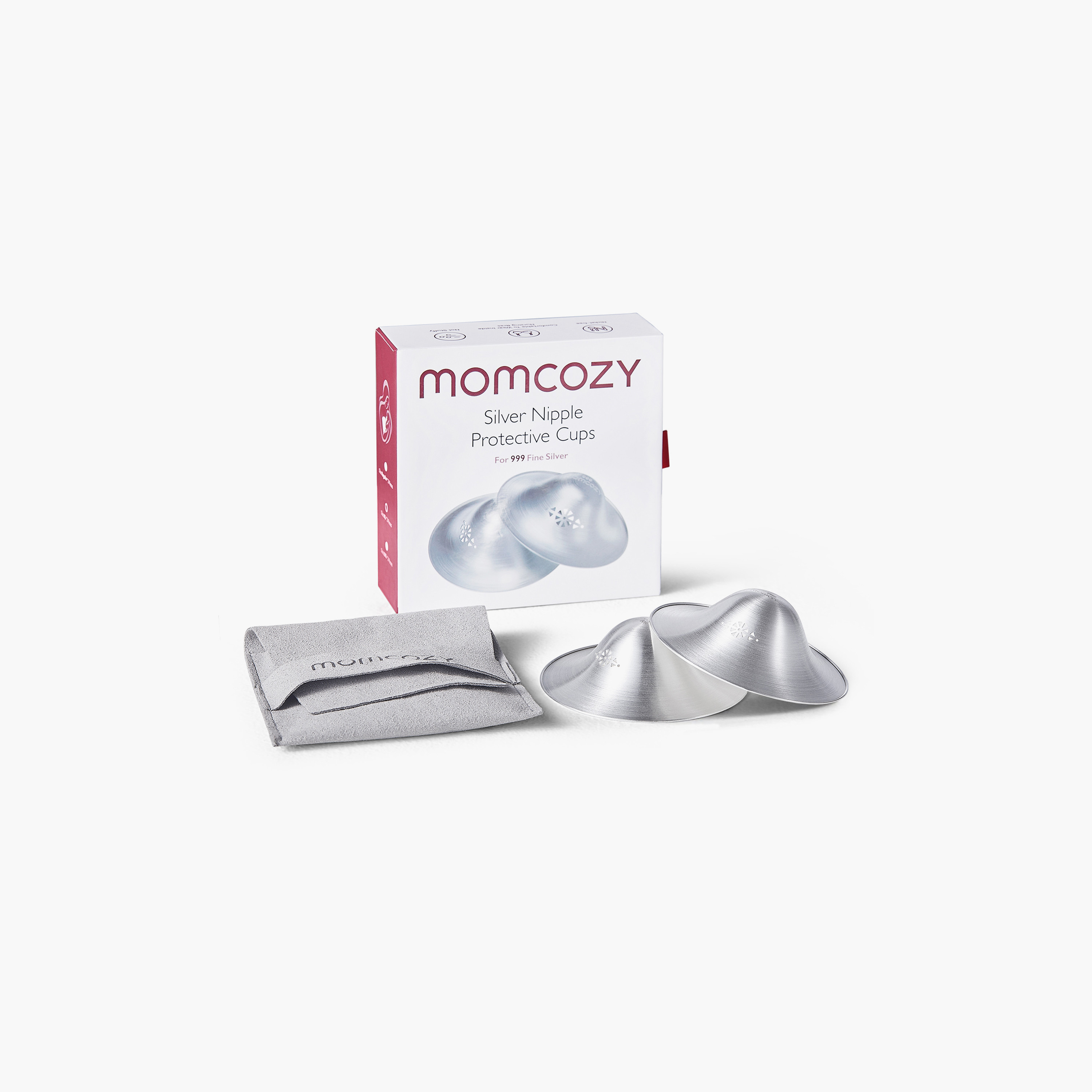 Momcozy 2-Piece 999 Silver Nursing Nipple Shields - 55mm-baby-feeding-breastfeedingandcare-image-4
