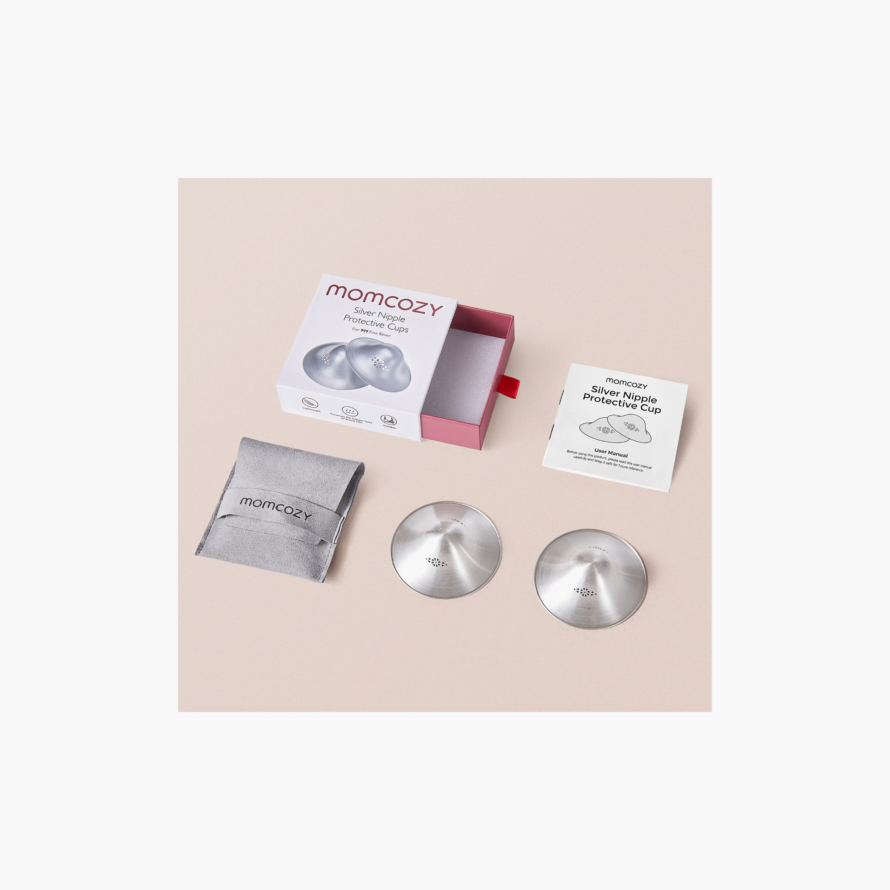 Momcozy 2-Piece 999 Silver Nursing Nipple Shields - 65mm-baby-feeding-breastfeedingandcare-image-11