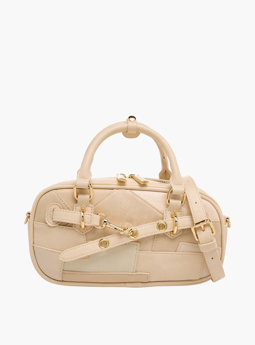 شنطة توت بخياطة متباينة ومقبض مزدوج من سيليست-women-bagsandwallets-handbags-image-1