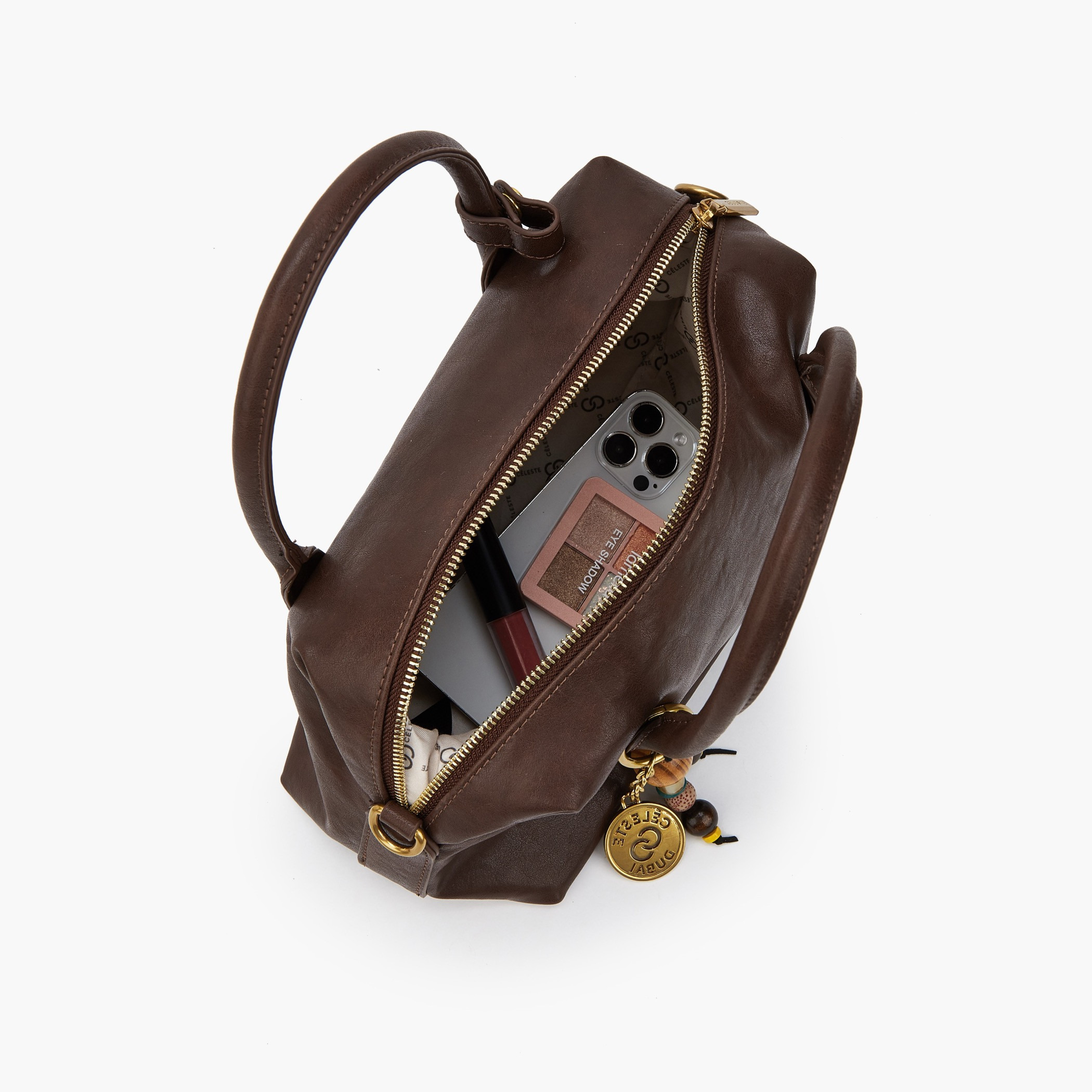 شنطة توتي بارزة الملمس بسحاب إغلاق من لو كونفورت-women-bagsandwallets-handbags-image-4