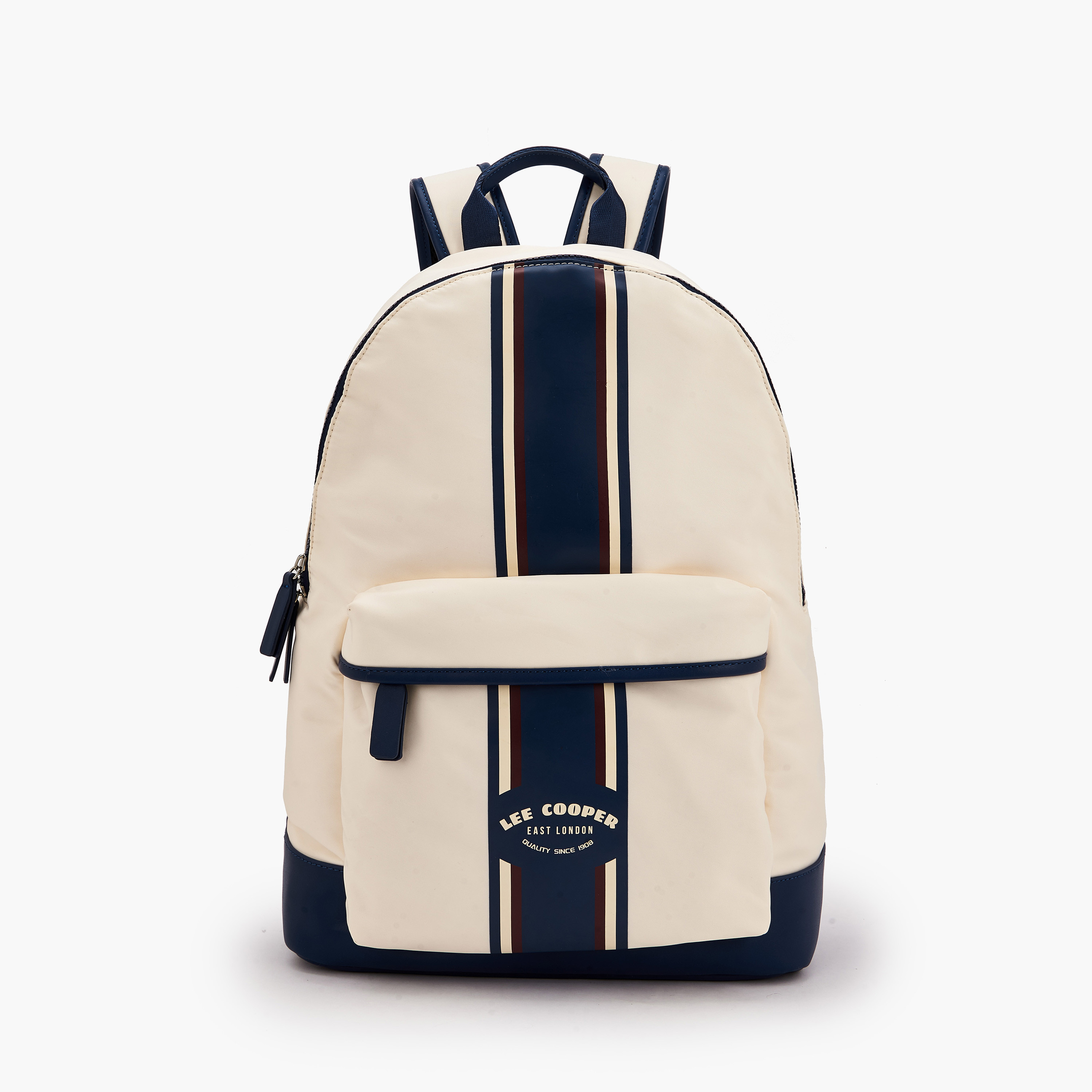 Lee Cooper Striped Backpack with Adjustable Straps-women-bagsandwallets-backpacks-image-1