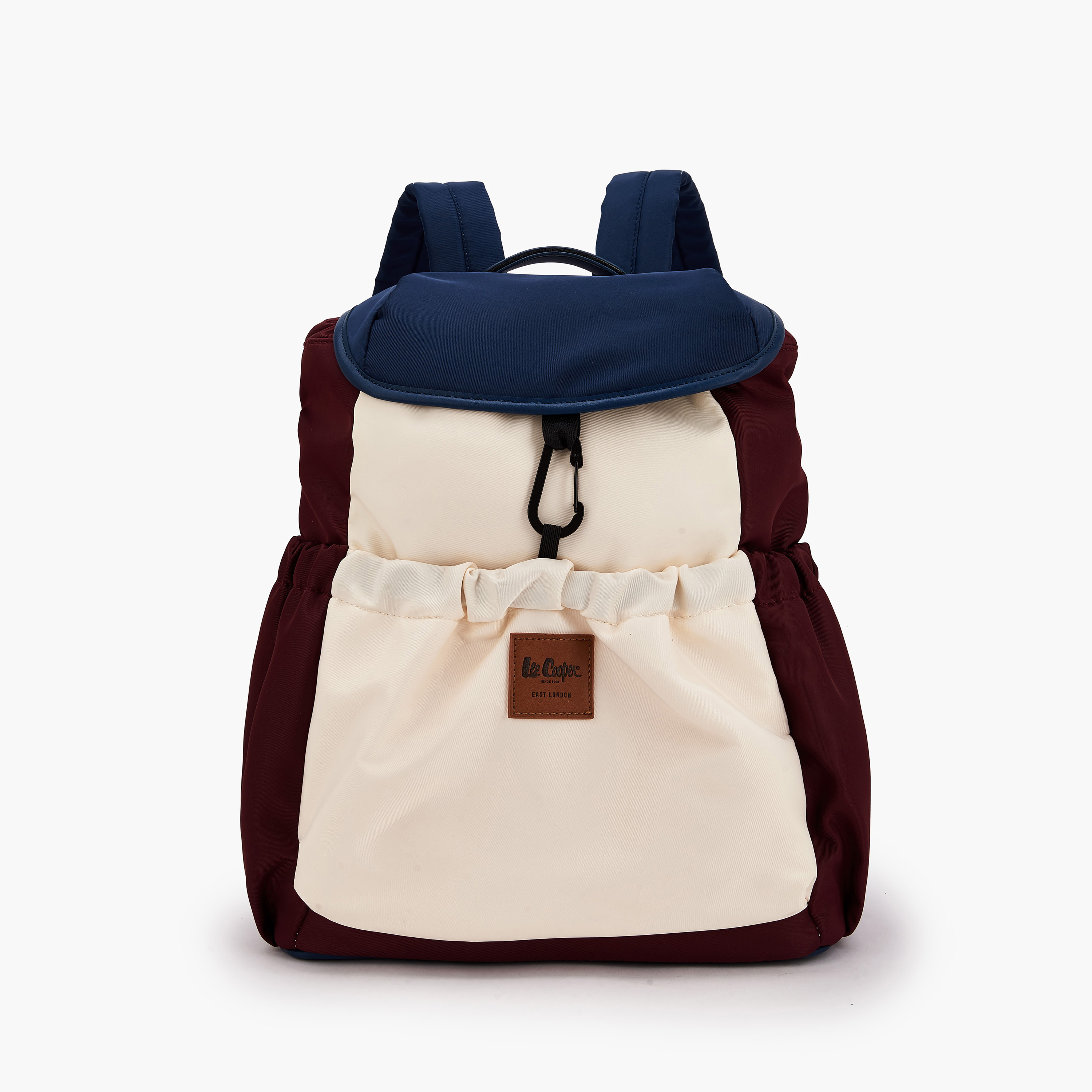 Lee Cooper Colourblock Nylon Backpack with Adjustable Straps-women-bagsandwallets-backpacks-image-1