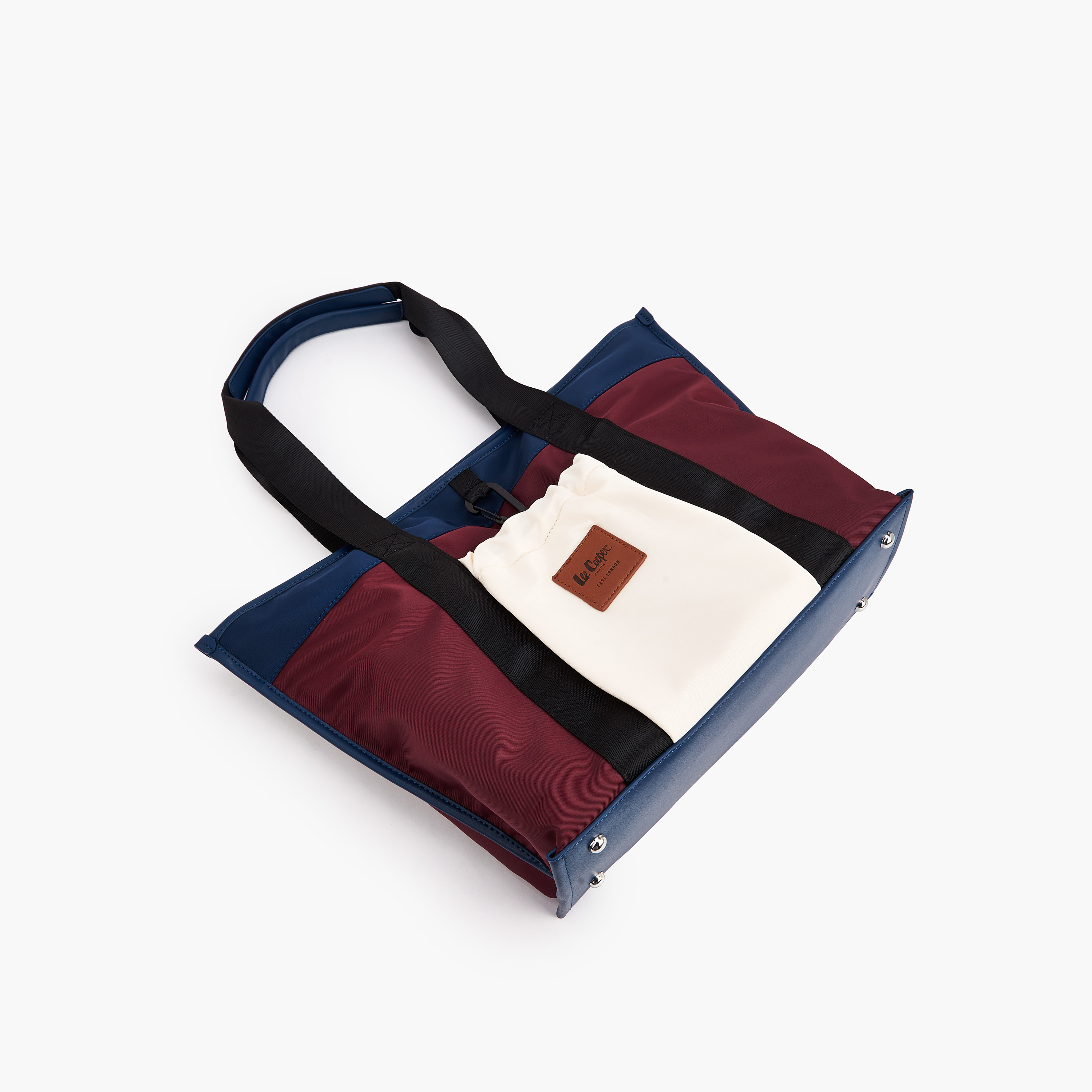 Lee Cooper Colourblock Tote Bag with Handles-women-bagsandwallets-handbags-image-6