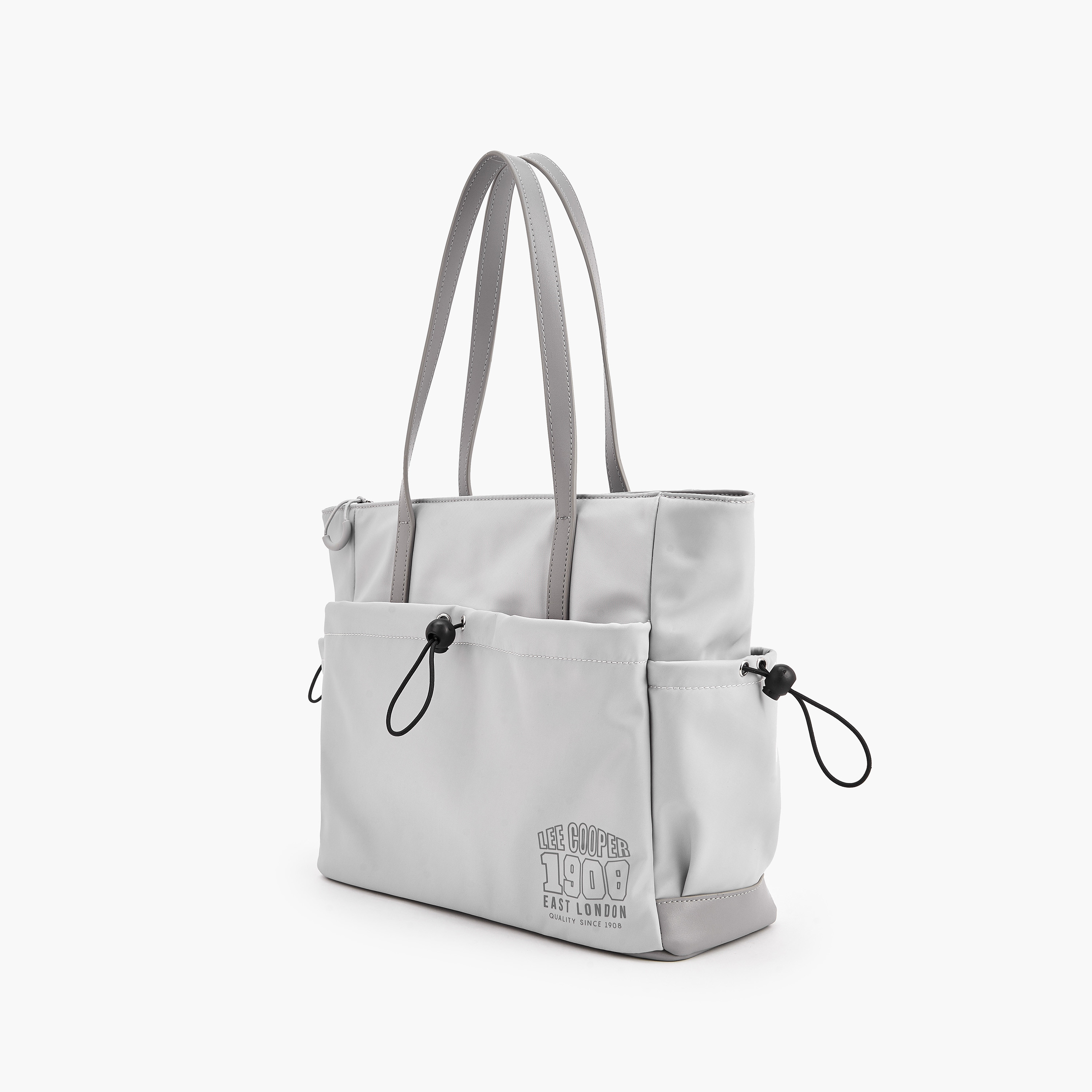 Lee Cooper Logo Print Tote Bag with Handles-women-bagsandwallets-handbags-image-3