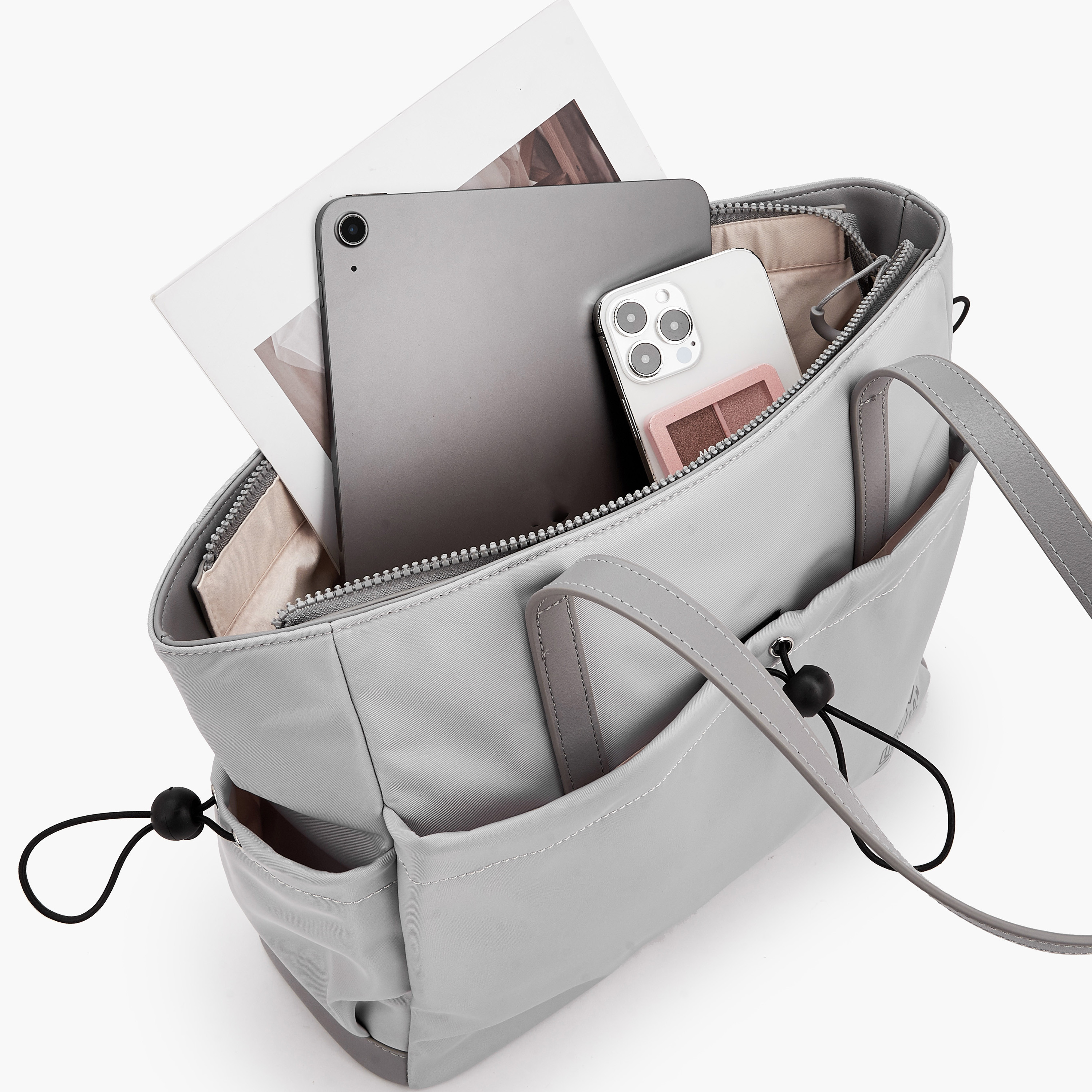 Lee Cooper Logo Print Tote Bag with Handles-women-bagsandwallets-handbags-image-7