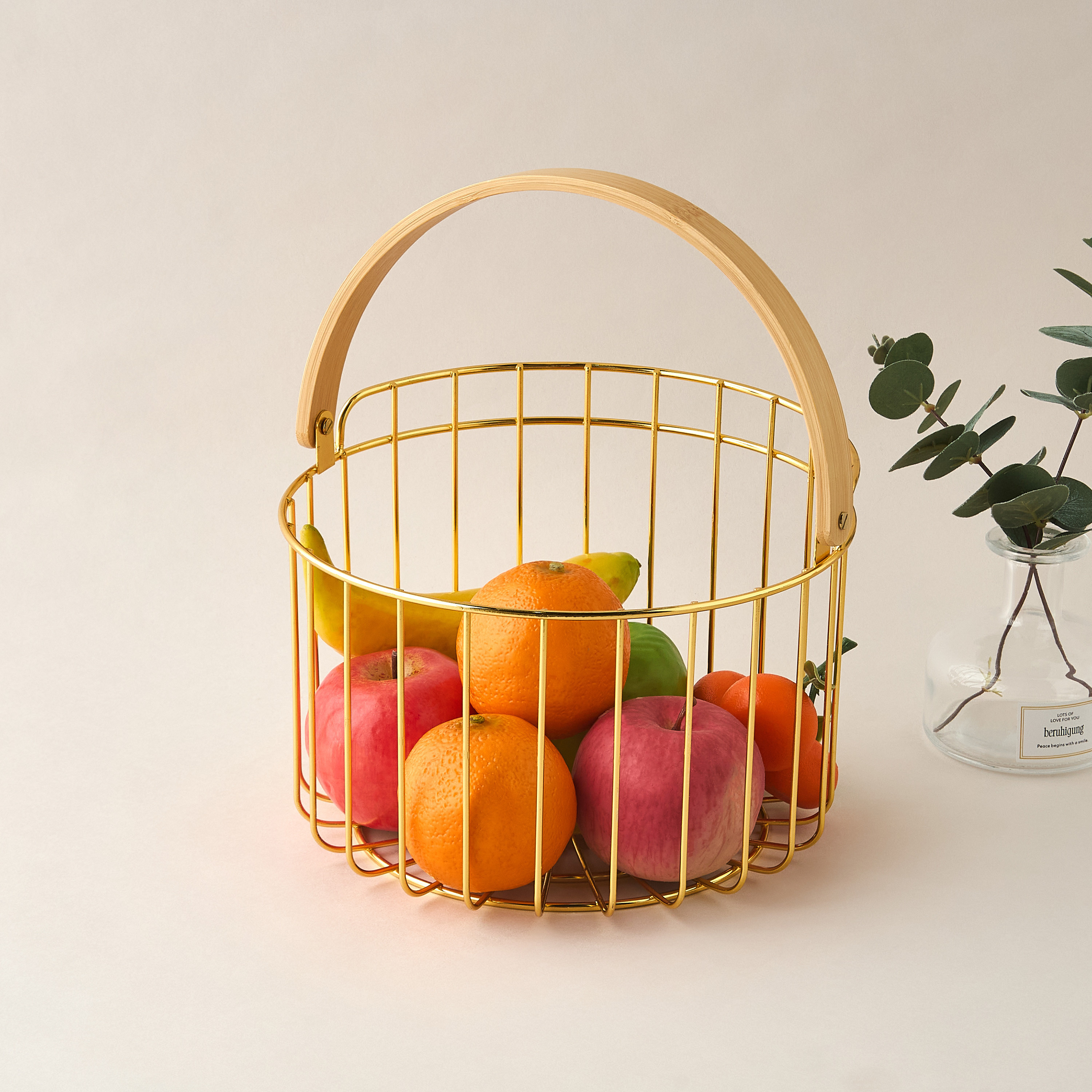 Elanza Storage Basket with Handle - 18 cms-household-storage-storagesolutions-storageboxesandbaskets-image-5